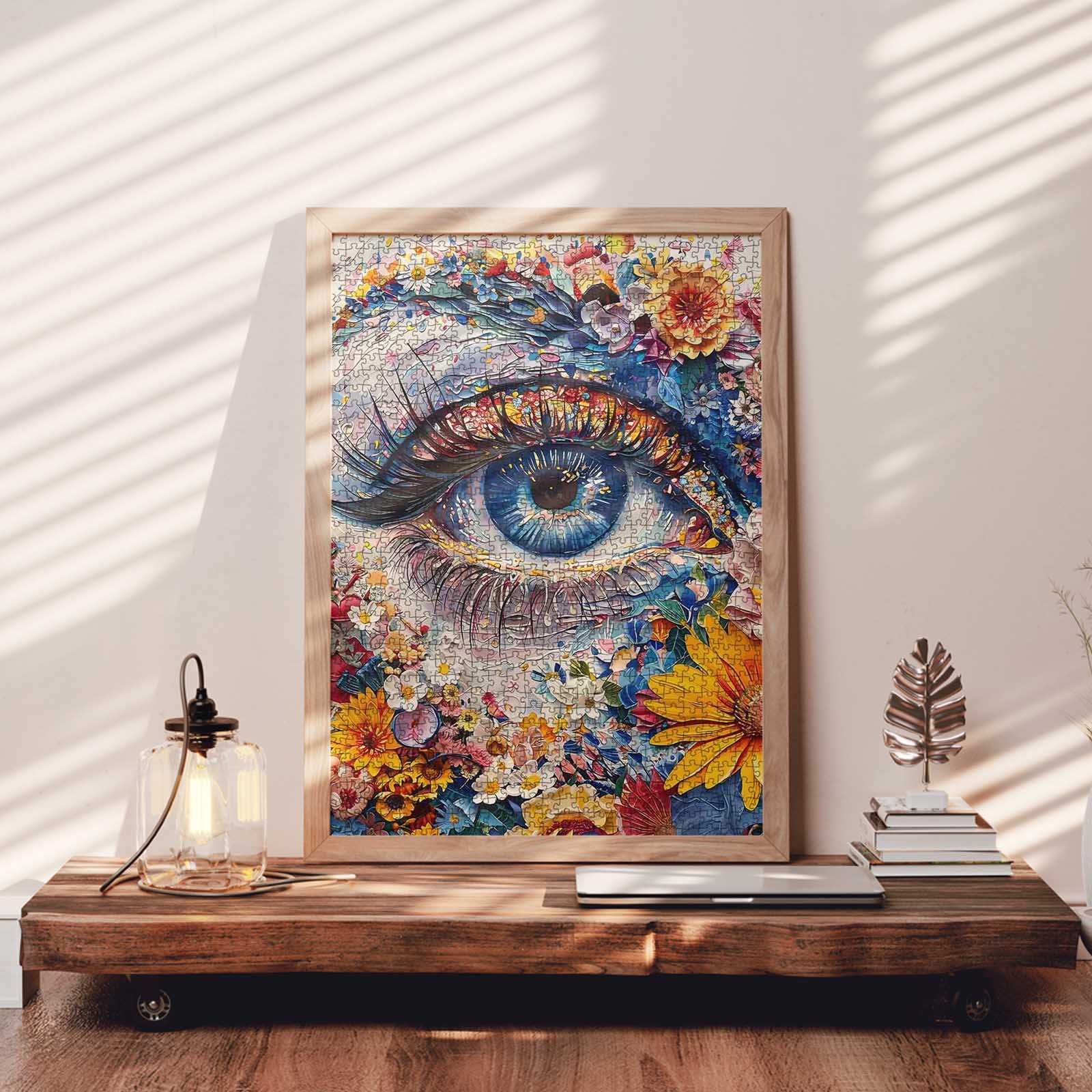 tucocoo-jigsaw-puzzles-vivid-floral-eye-puzzle-1000-teile image 3