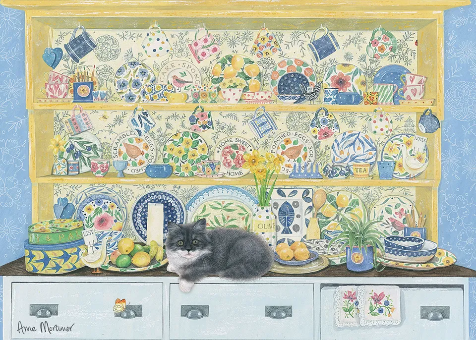 otter-house-home-sweet-home-puzzle-1000-teile-katze image 1