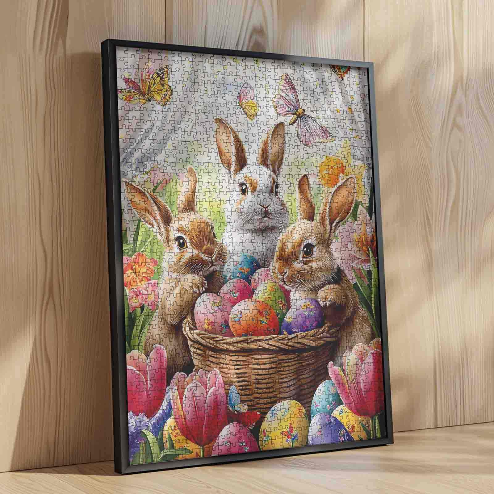 tucocoo-springtime-bunnies-puzzle-1000-teile-hasen image 4