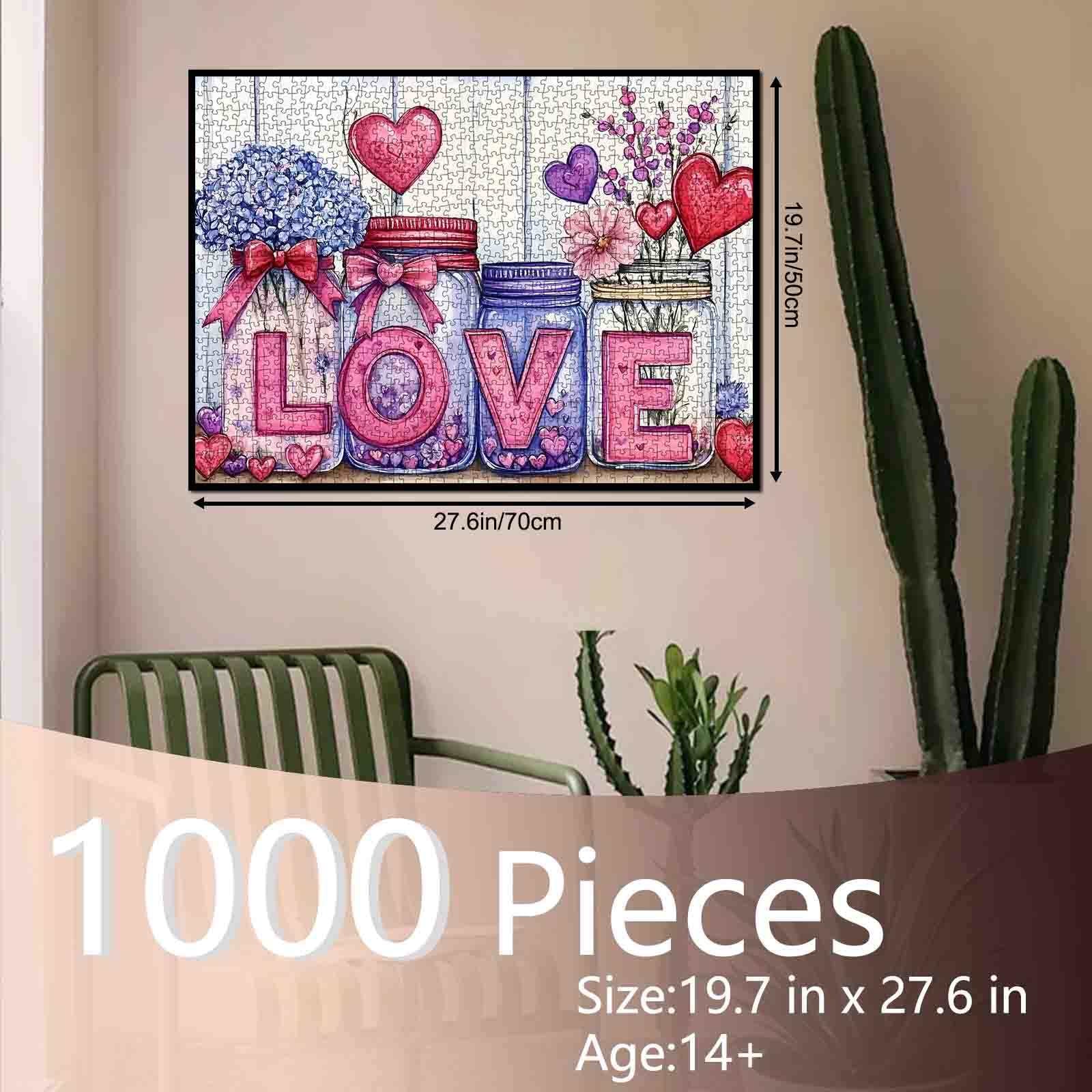 tucocoo-mason-jar-love-art-puzzle-1000-teile-blumen image 5