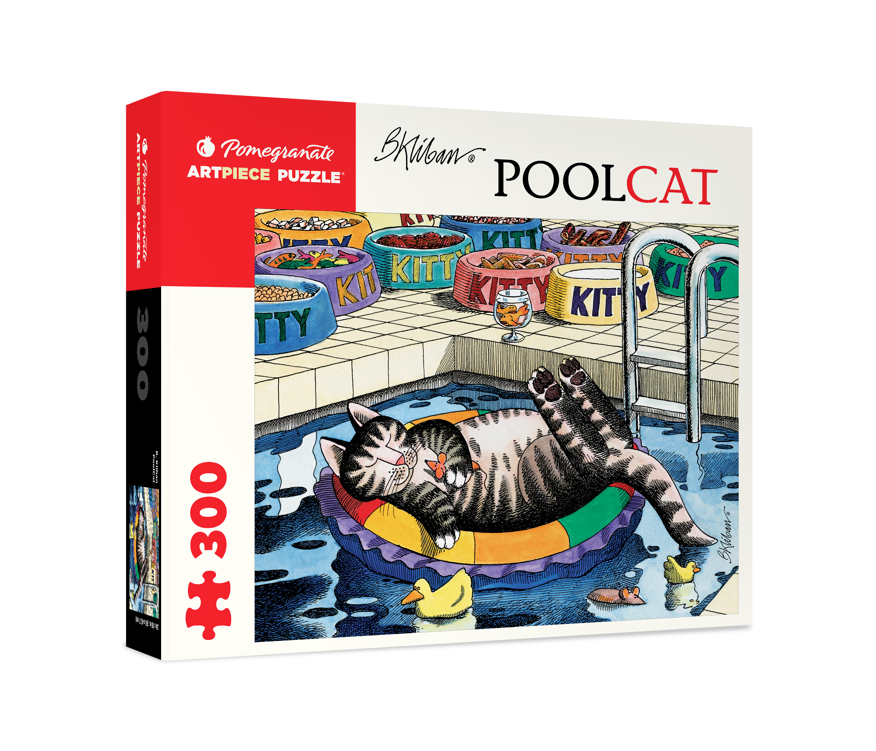 pomegranate-poolcat-300-teile-puzzle-b-kliban-katze image 1