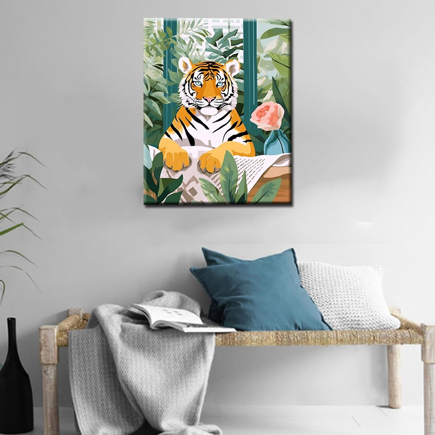 tucocoo-paint-by-numbers-tiger-reading-newspaper-malen-nach-zahlen-40x50-tier image 3