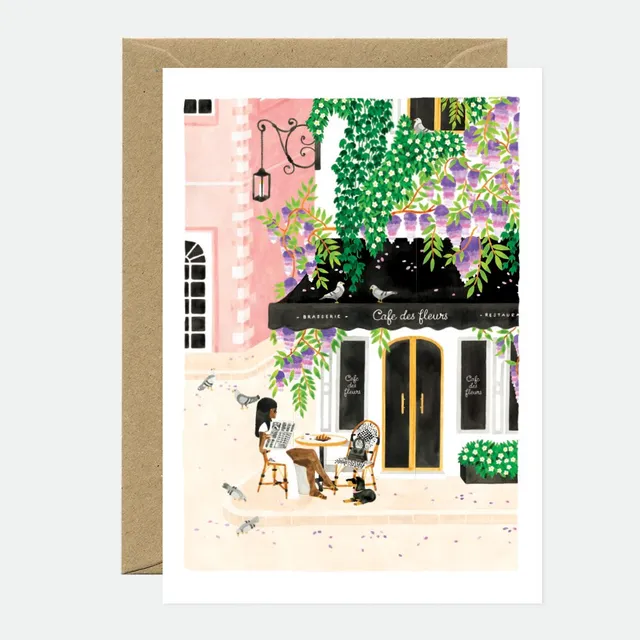 all-the-ways-to-say-greeting-cards-paris-gru-karte-a6-caf-motiv image 1