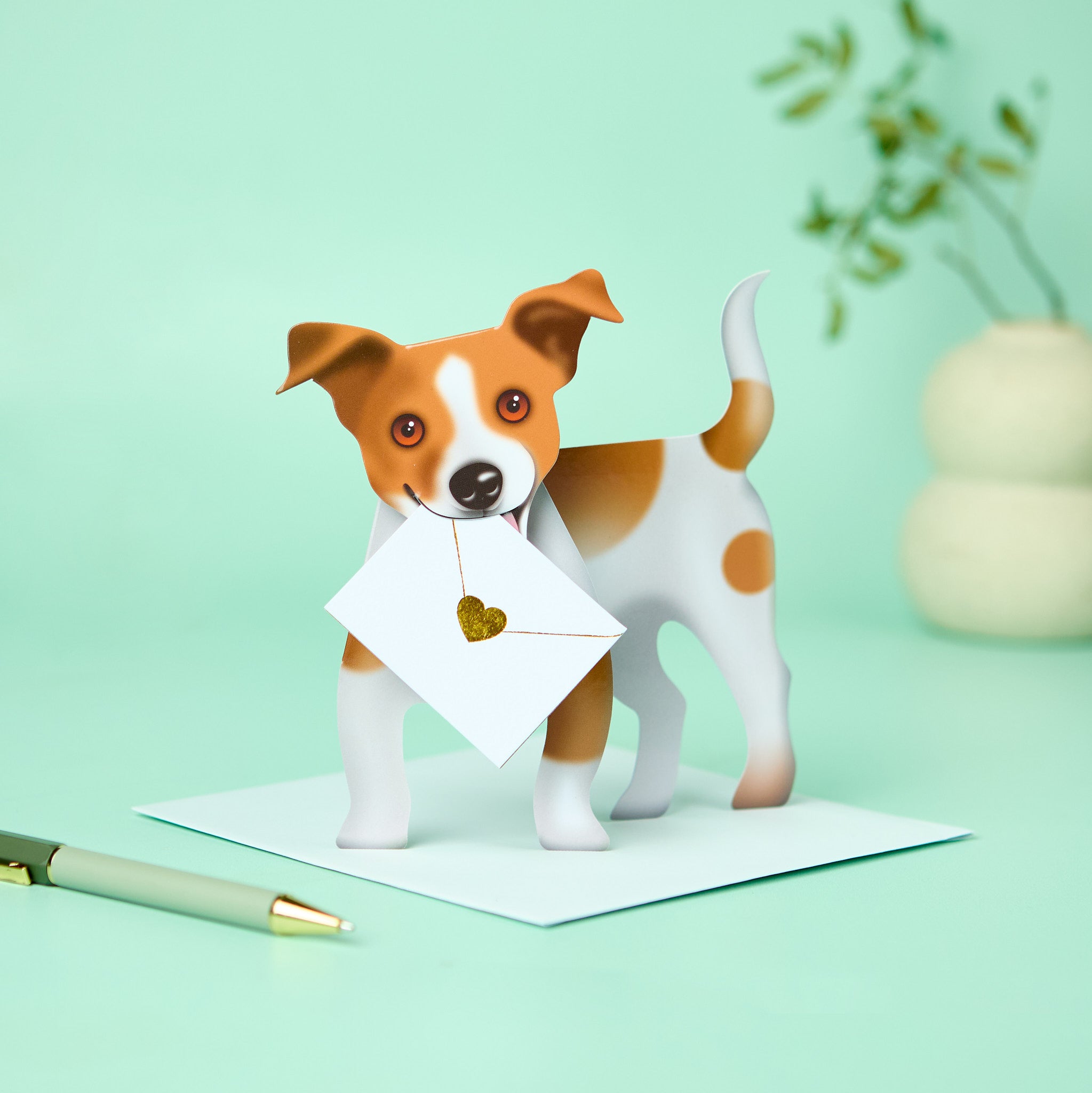 otter-house-special-delivery-jack-russell-riley-gru-karte-160-mm image 1