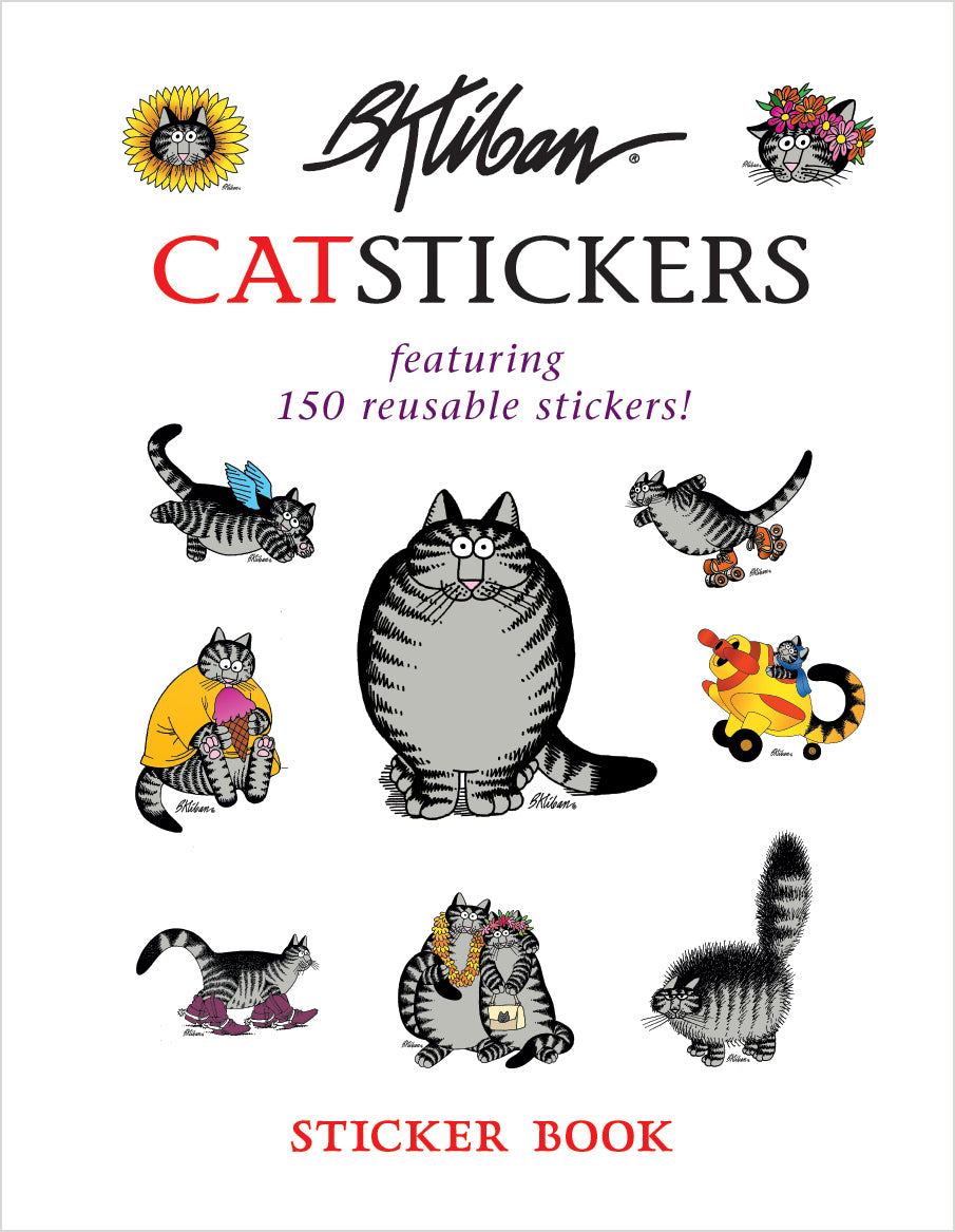 pomegranate-kliban-catstickers-stickerbuch-150-katzen image 2