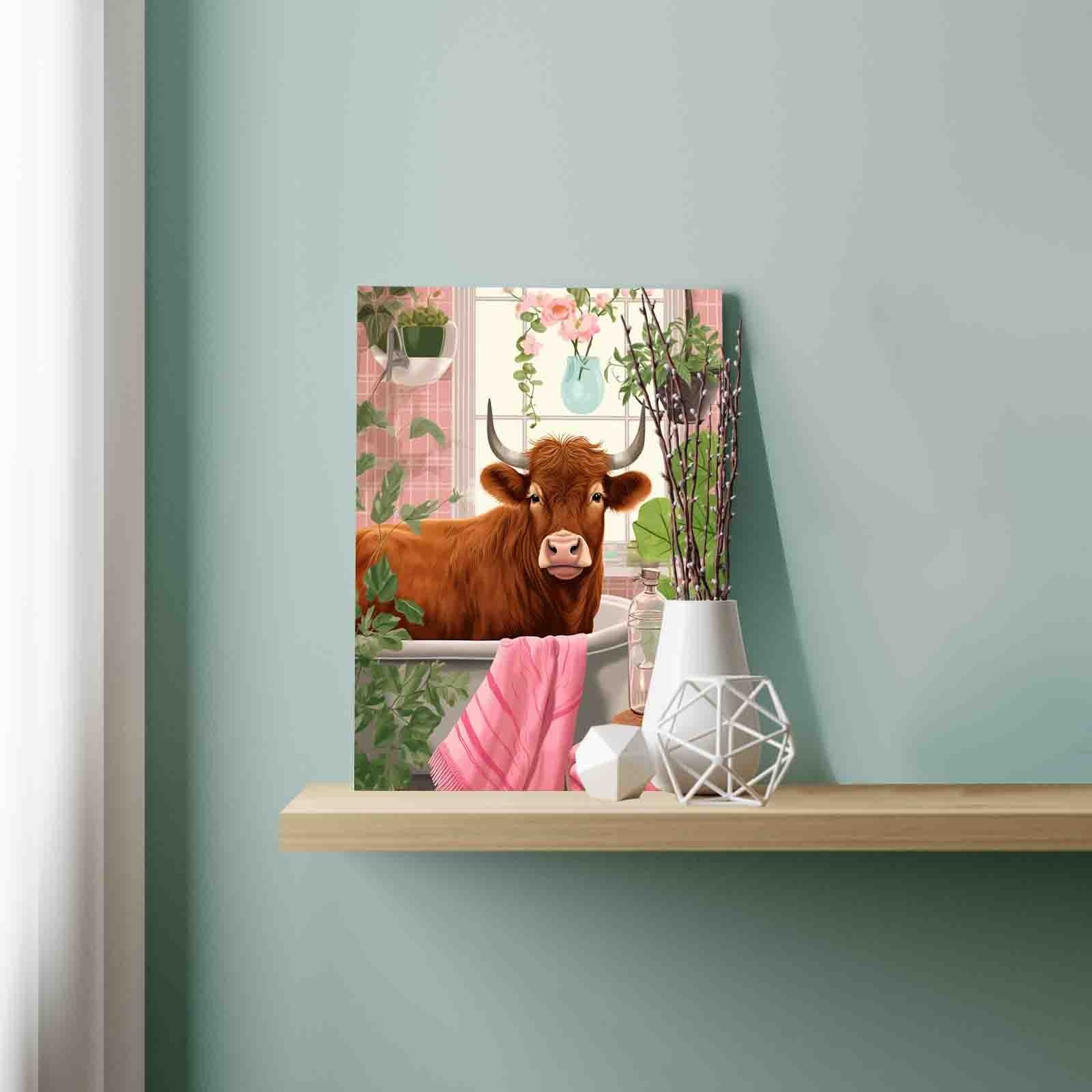 tucocoo-bathtub-highland-cow-malen-nach-zahlen-40x50-kuh image 3