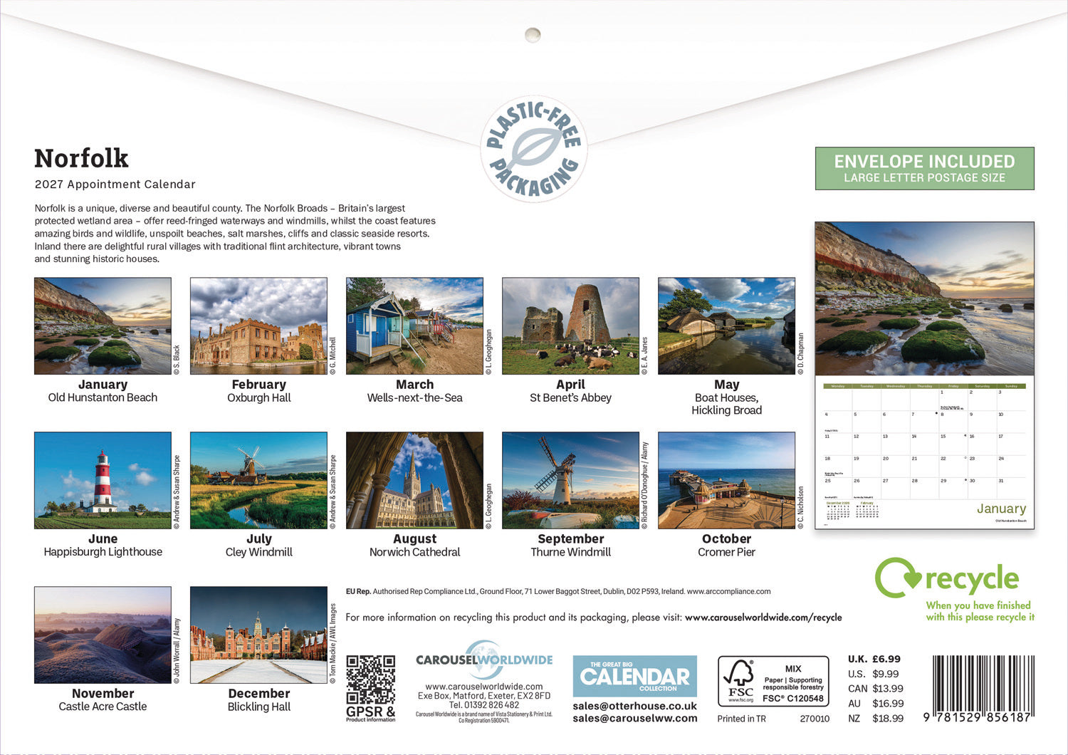 otter-house-norfolk-wandkalender-2027-a4-monatsbilder image 2