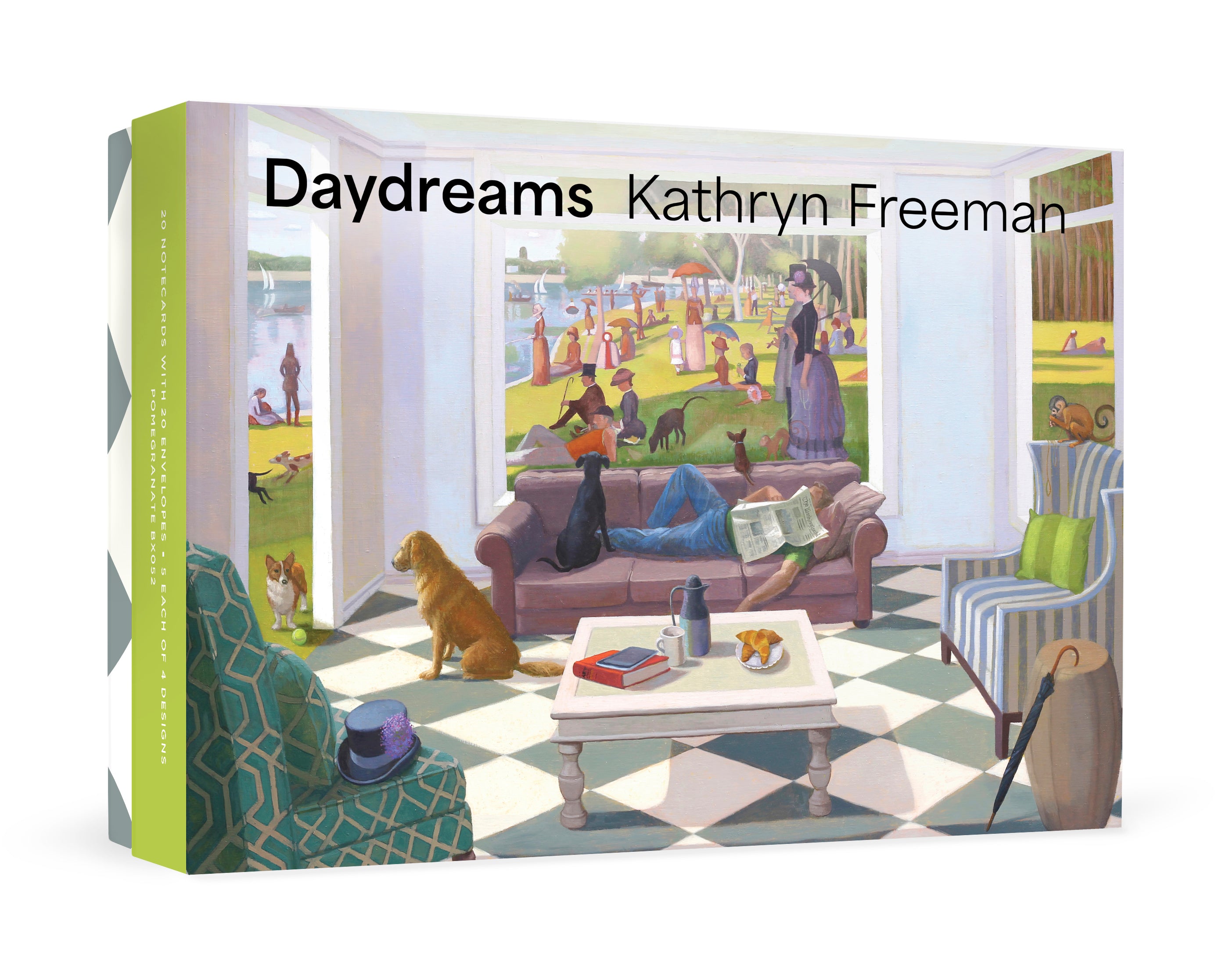 pomegranate-kathryn-freeman-daydreams-gru-karten-box-tiere image 1