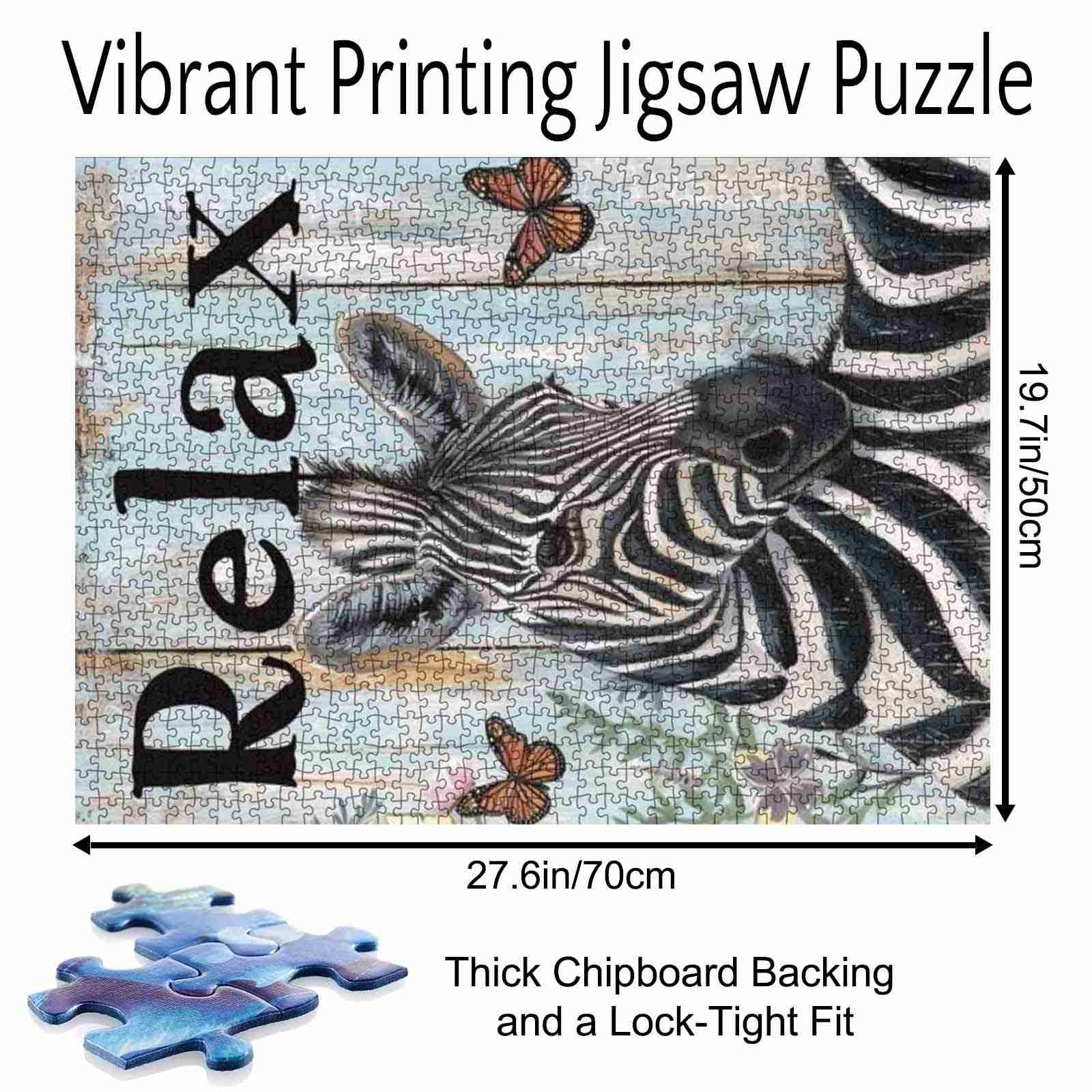 tucocoo-relax-zebra-puzzle-1000-teile-tiermotiv image 5