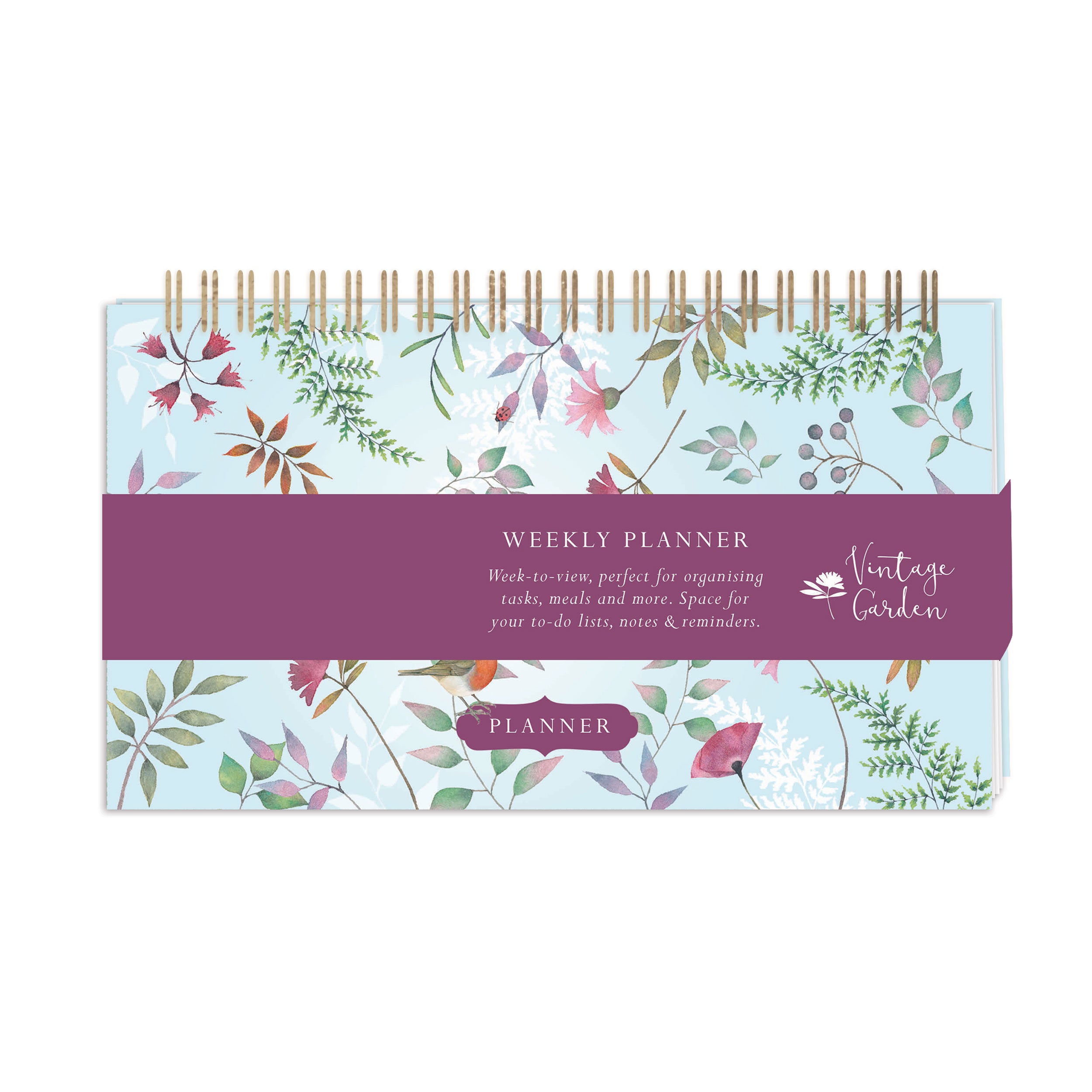 otter-house-vintage-garden-wochenplaner-floral image 2