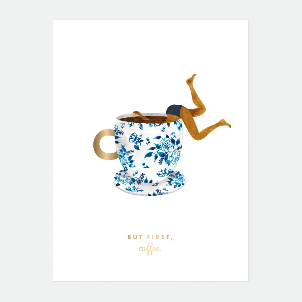 all-the-ways-to-say-but-first-coffee-poster-kaffeetasse image 1