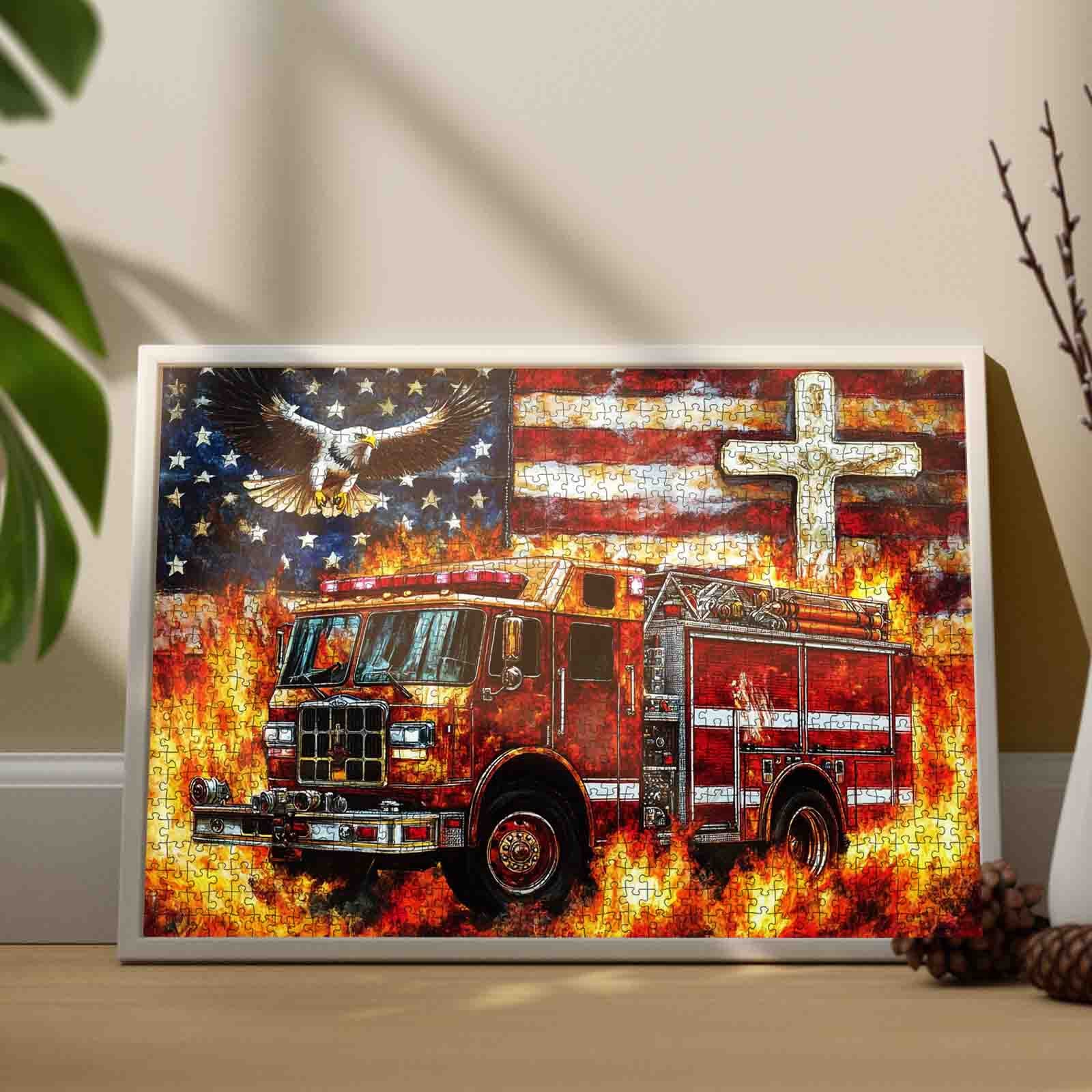 tucocoo-american-firefighter-spirit-puzzle-1000-teile image 3
