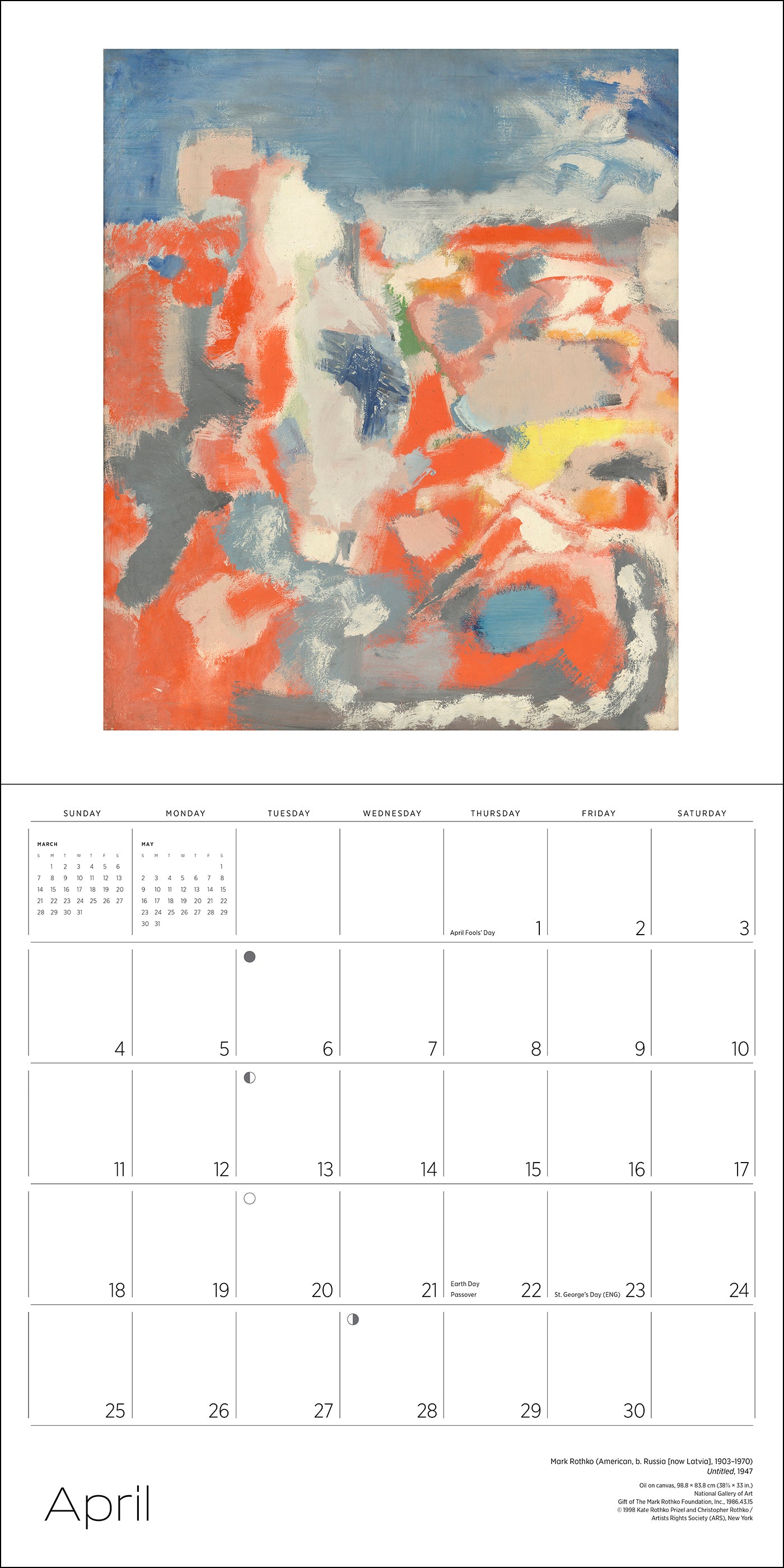 pomegranate-rothko-2027-wandkalender-abstrakt image 6
