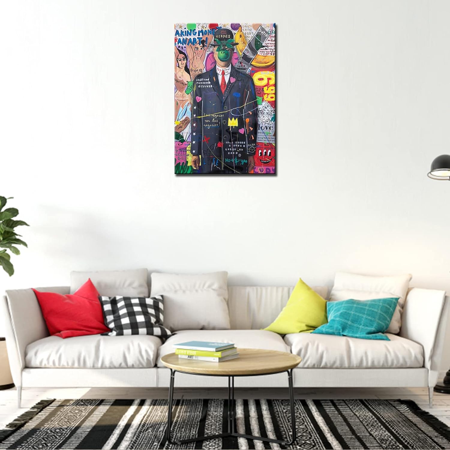 tucocoo-street-pop-art-leinwandbild-30x40cm-gerahmt-bunt image 2