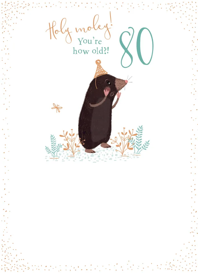 otter-house-age-to-celebrate-geburtstagskarte-80-holy-moley image 1