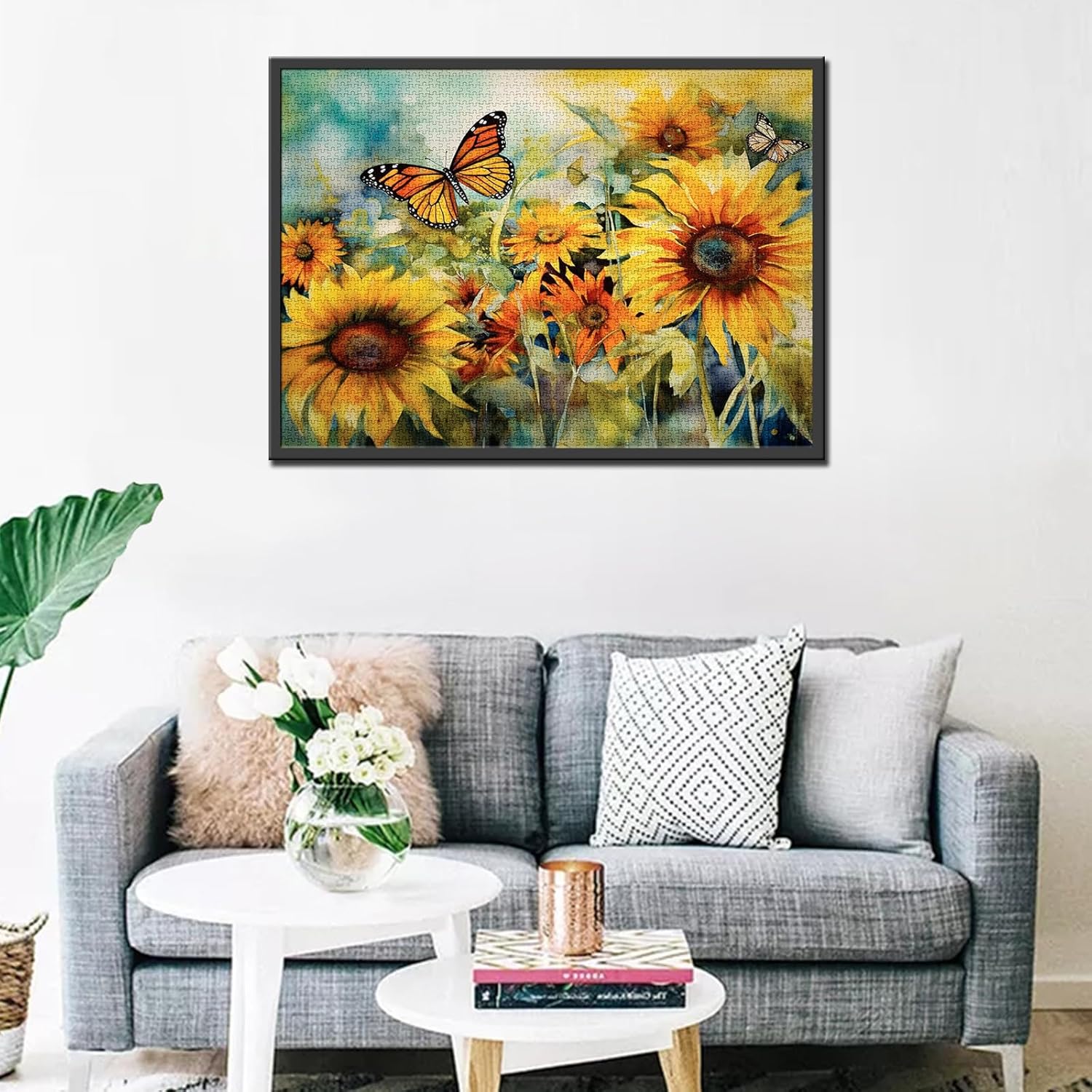tucocoo-sonnenblumen-schmetterling-puzzle-1000-teile image 3