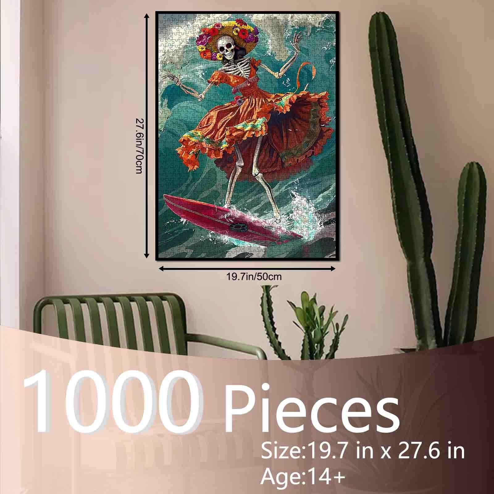 tucocoo-surfing-fiesta-skeleton-puzzle-1000-teile-skelett image 5