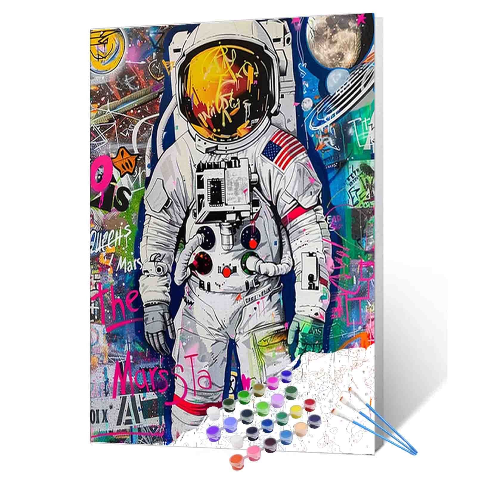 tucocoo-paint-by-numbers-graffiti-astronaut-mars-malen-nach-zahlen-40x50 image 1