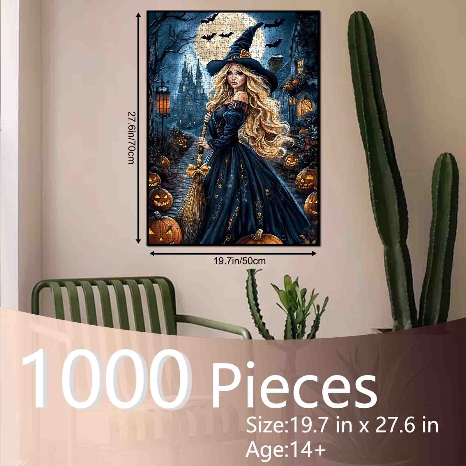 tucocoo-halloween-witch-under-moonlight-puzzle-1000-teile image 5