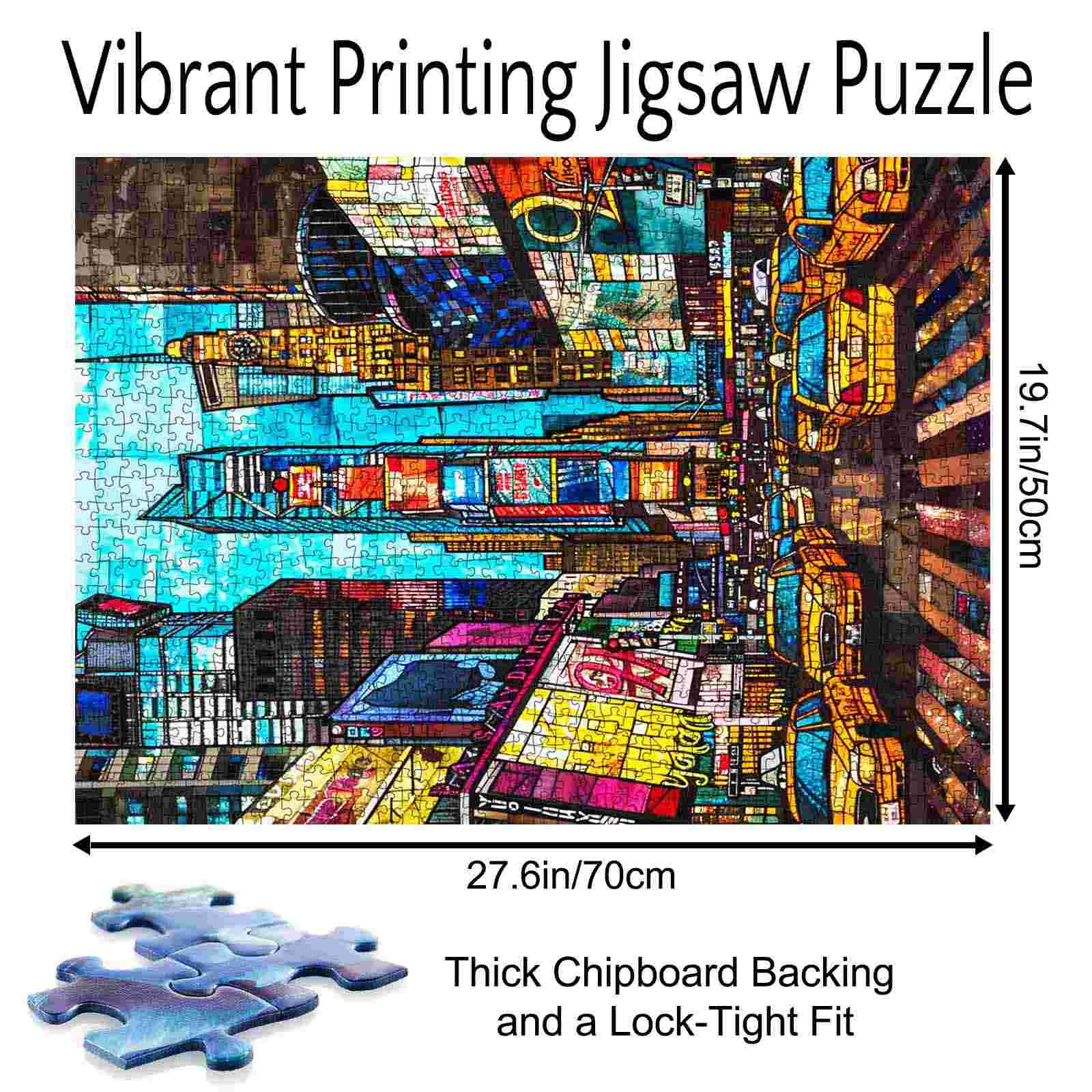 tucocoo-jigsaw-manhattan-city-view-puzzle-1000-teile-glasmalerei image 5