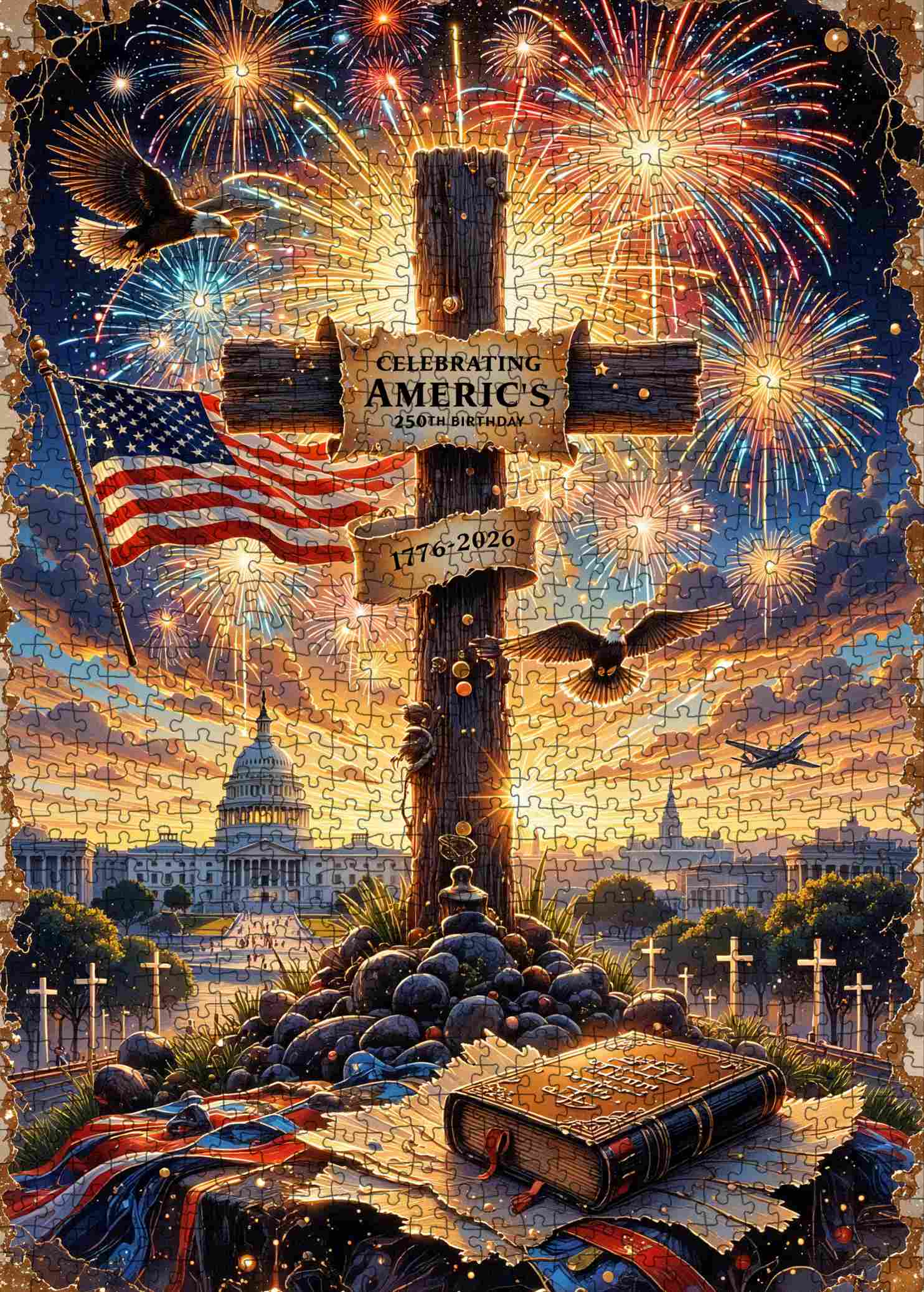 tucocoo-jigsaw-puzzles-patriotic-fireworks-puzzle-1000-teile-usa image 2