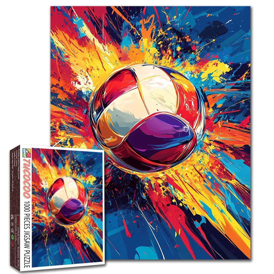 tucocoo-jigsaw-puzzles-vibrant-splash-soccer-puzzle-1000-teile-fu-ball image 1