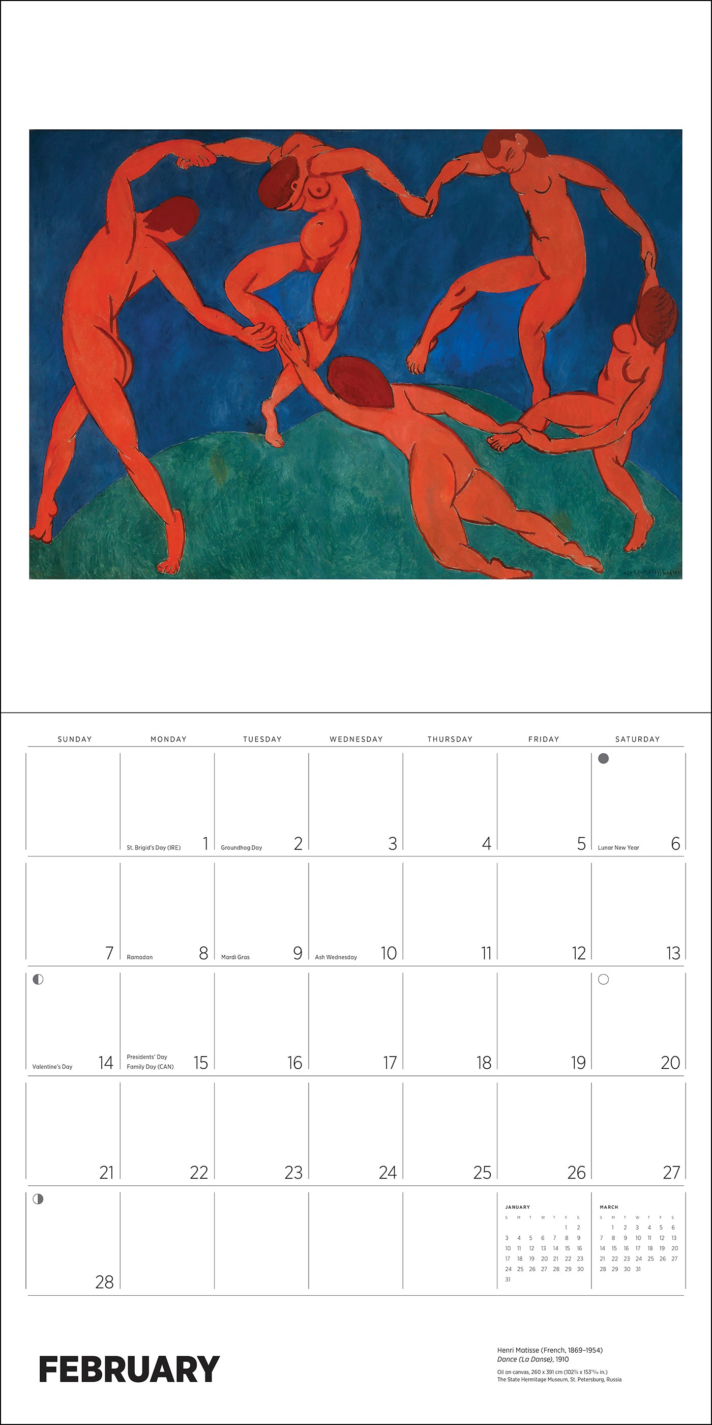 pomegranate-henri-matisse-wandkalender-2027-kunst image 6