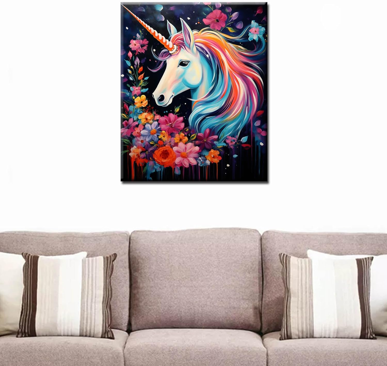 tucocoo-paint-by-numbers-einhorn-mit-blumen-malen-nach-zahlen-40x50 image 3