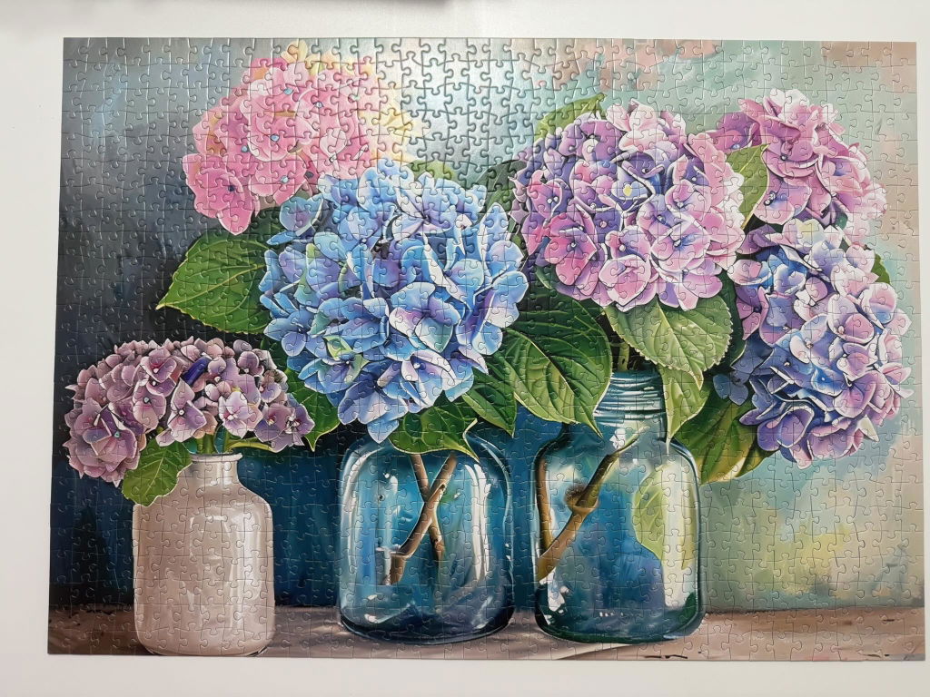 Blüten sauber gedruckt