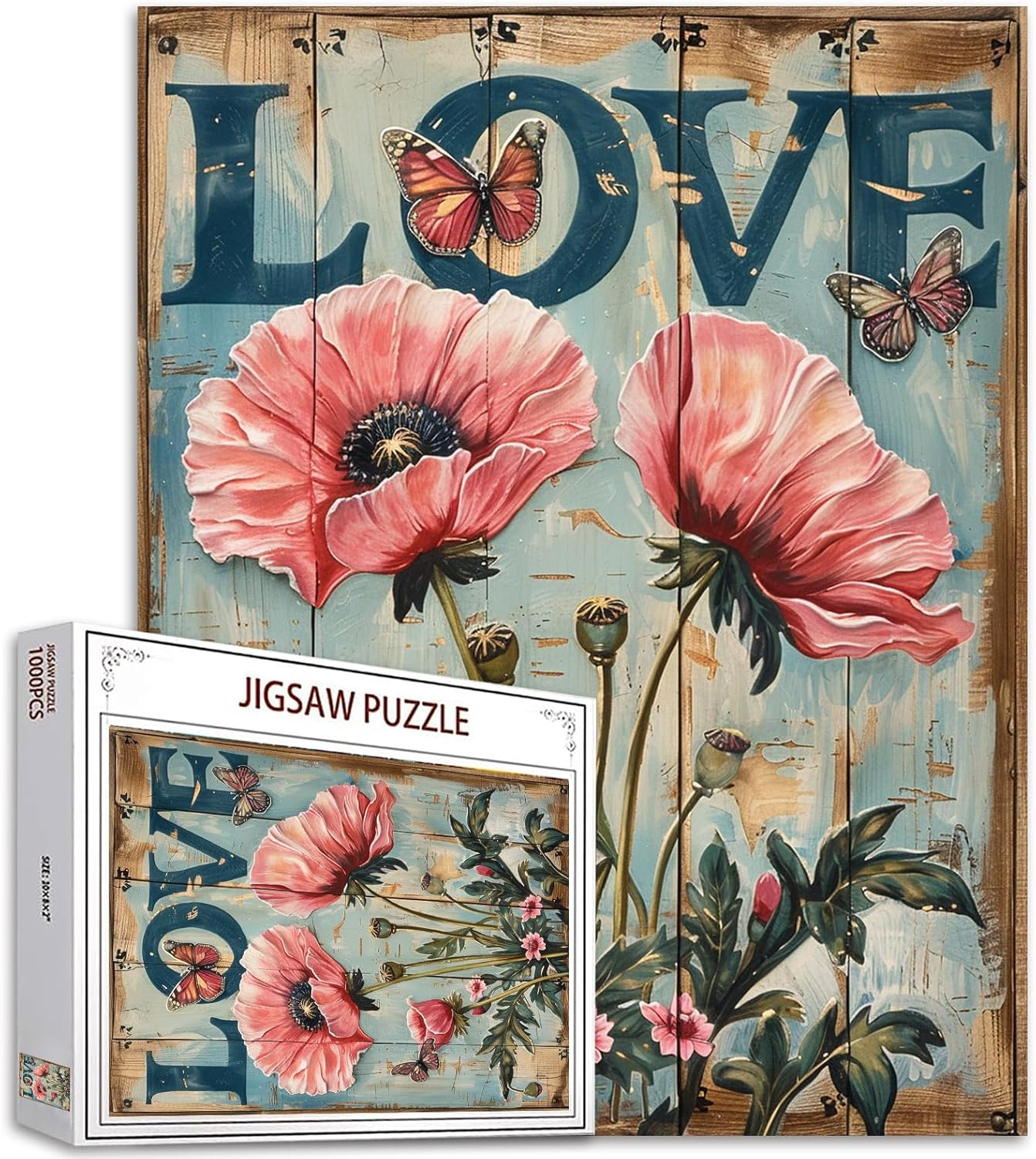 tucocoo-poppy-flowers-puzzle-1000-teile-mohnblumen image 1