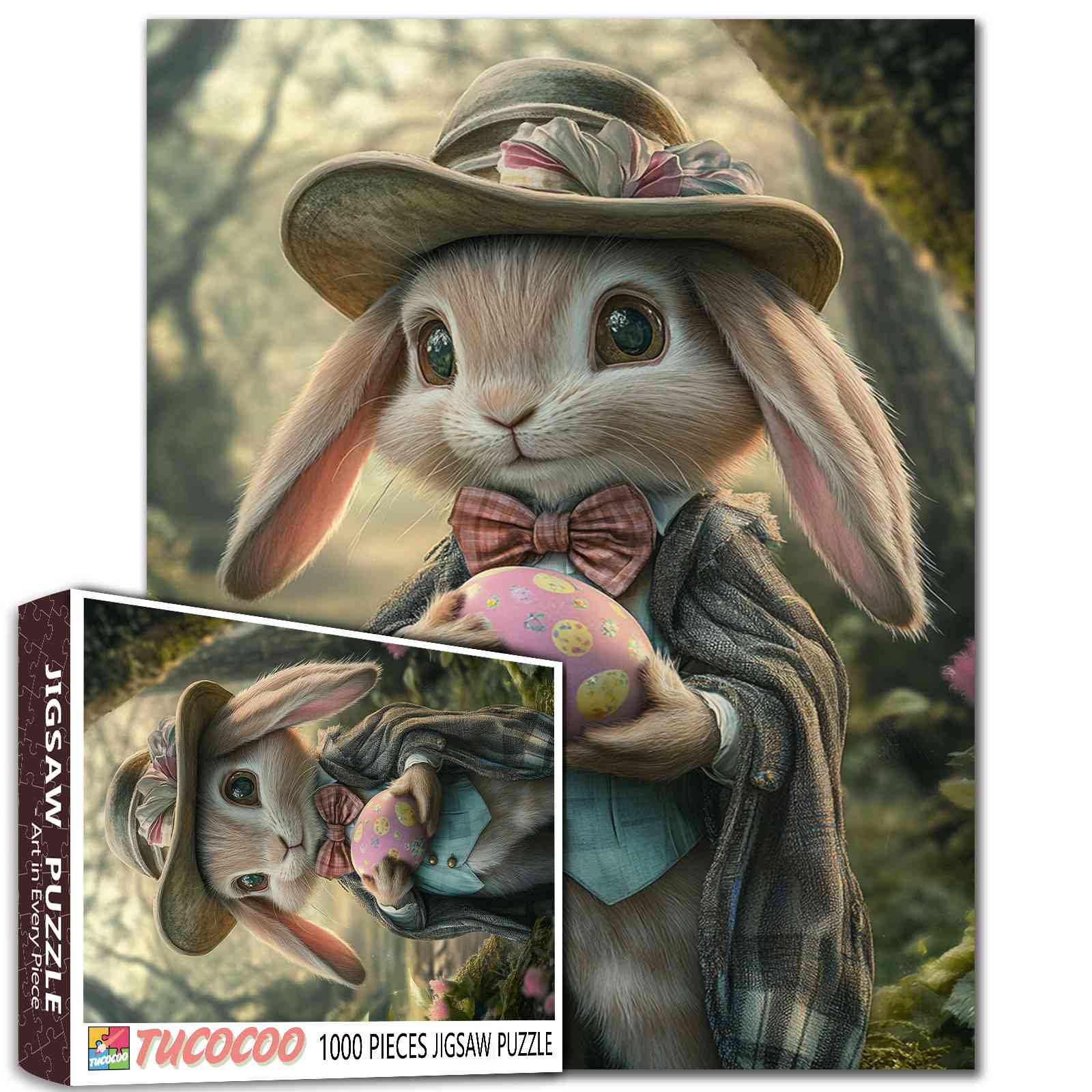 tucocoo-easter-bunny-puzzle-1000-teile-osterhase image 1