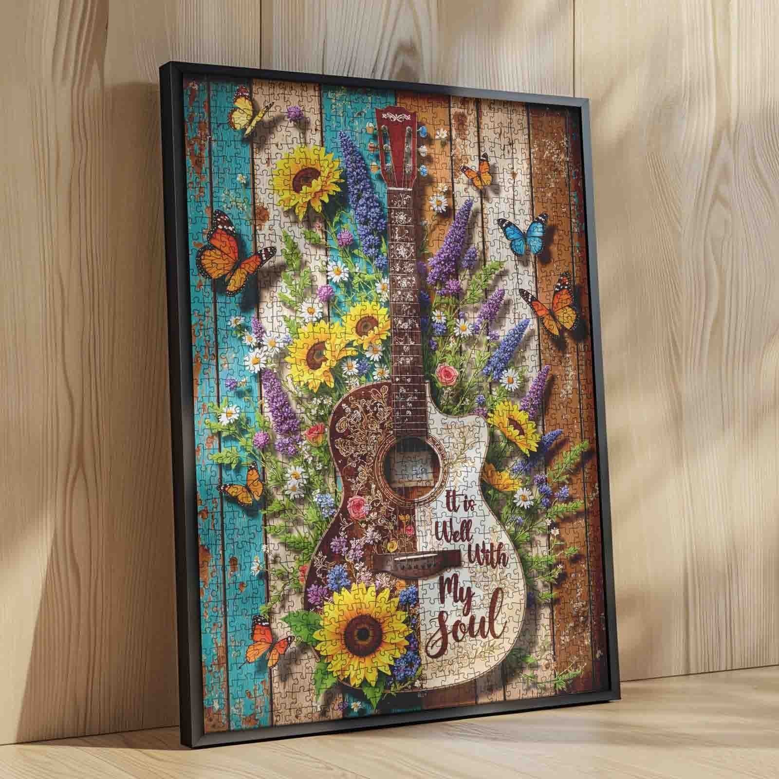 tucocoo-floral-guitar-butterfly-puzzle-1000-teile-holz image 4