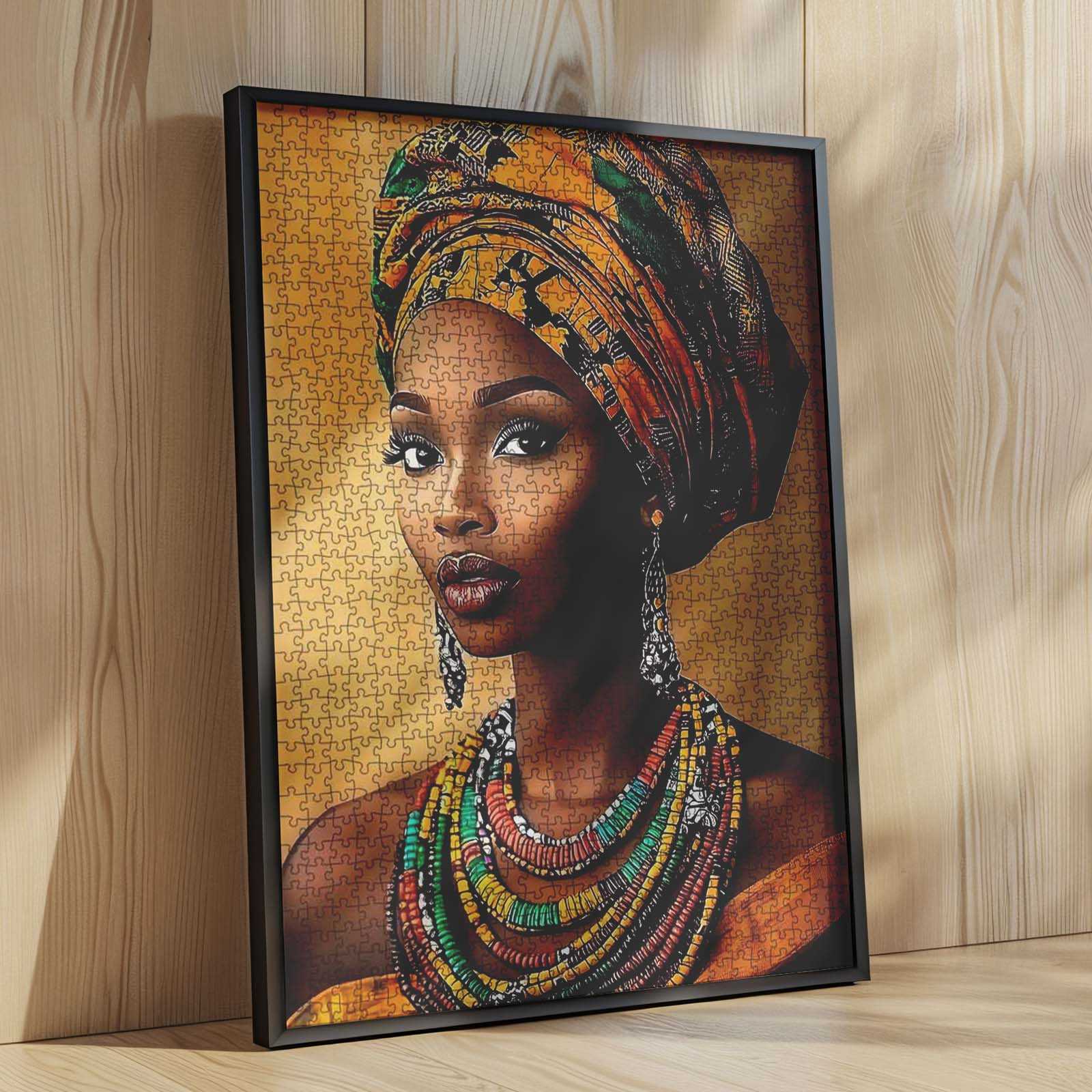 tucocoo-elegant-african-beauty-puzzle-1000-teile-portrait image 4