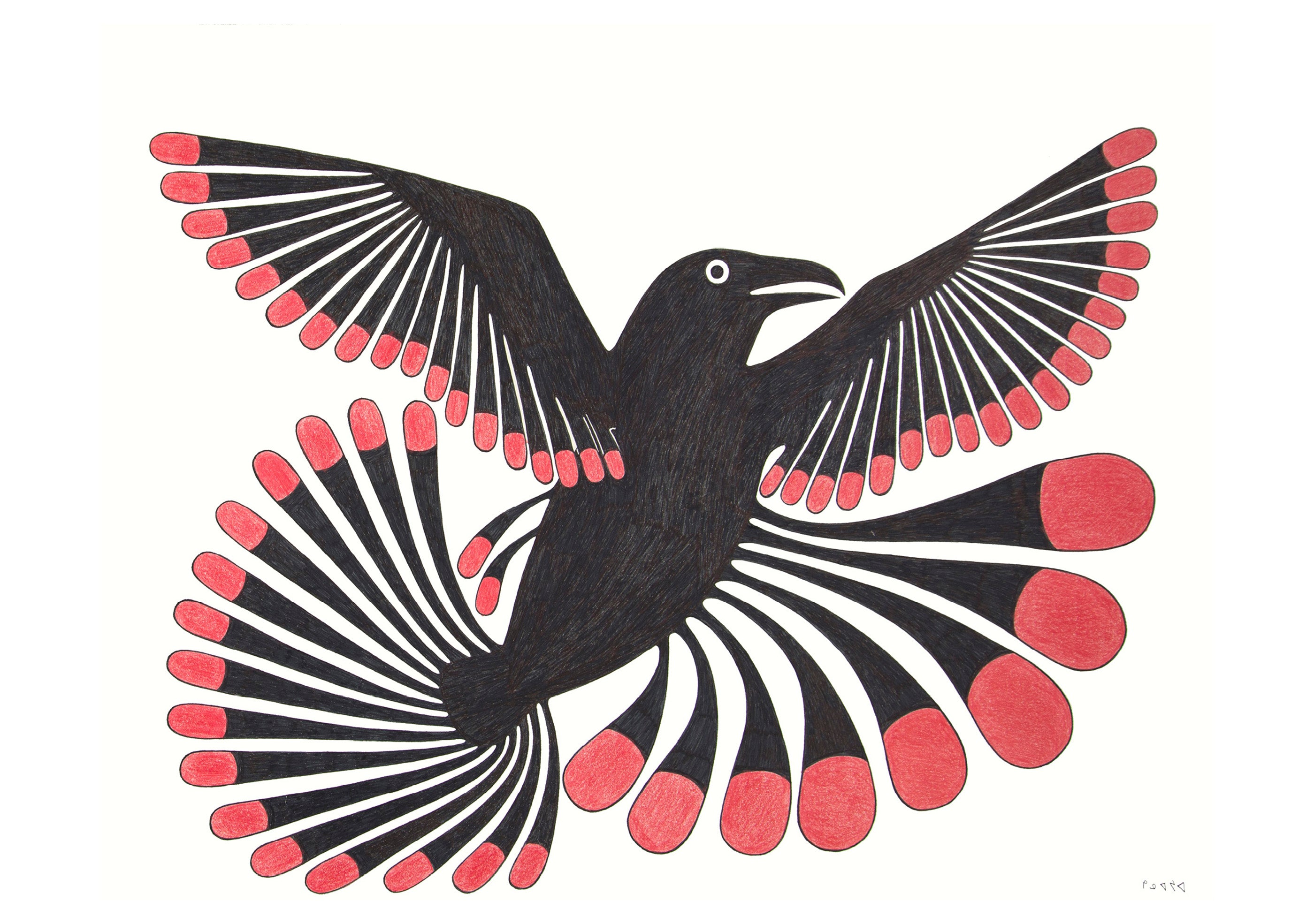 pomegranate-kenojuak-ashevak-klappkarten-set-inuit-raben image 3