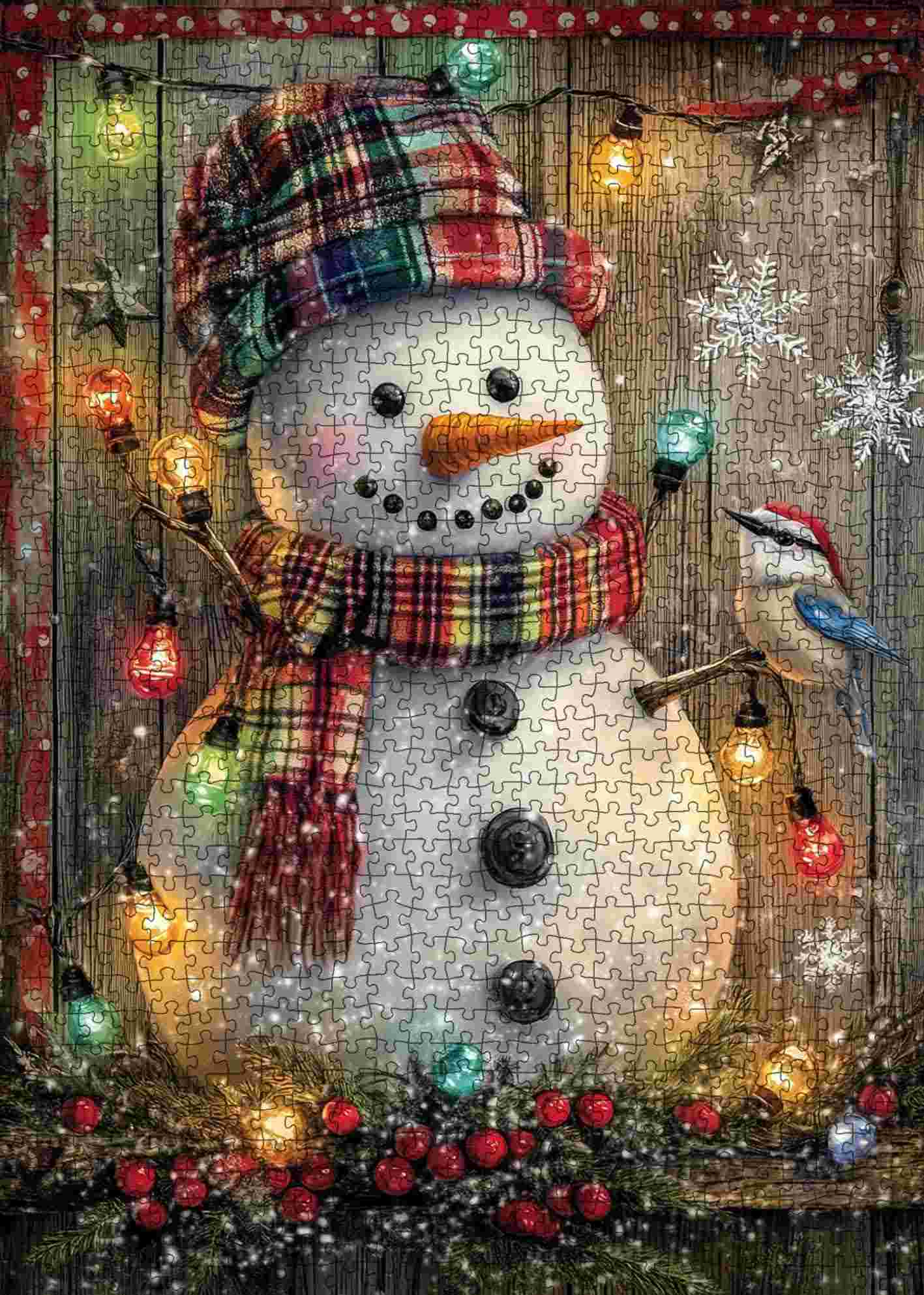 tucocoo-festive-snowman-lights-puzzle-1000-teile-weihnachten image 2
