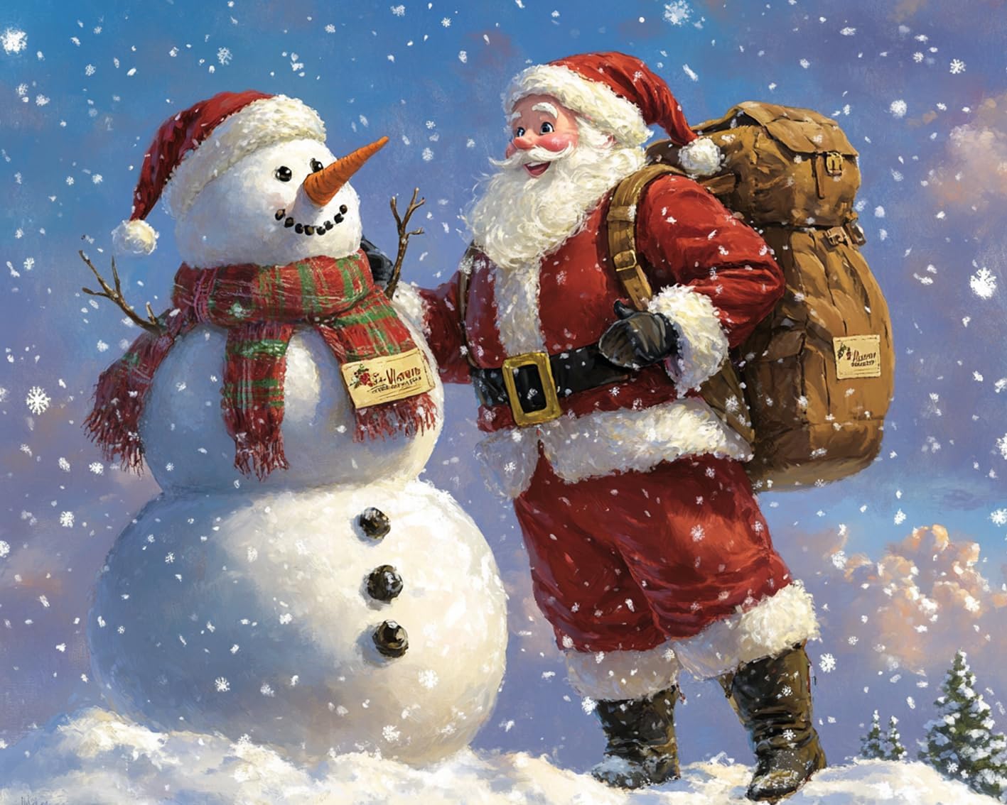 tucocoo-cute-big-snowman-malen-nach-zahlen-40x50-weihnachten image 2