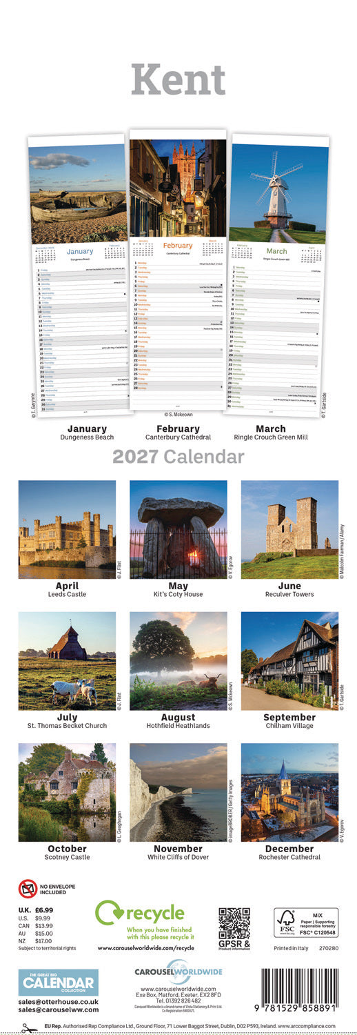 otter-house-kent-slim-kalender-2027-schmal image 2