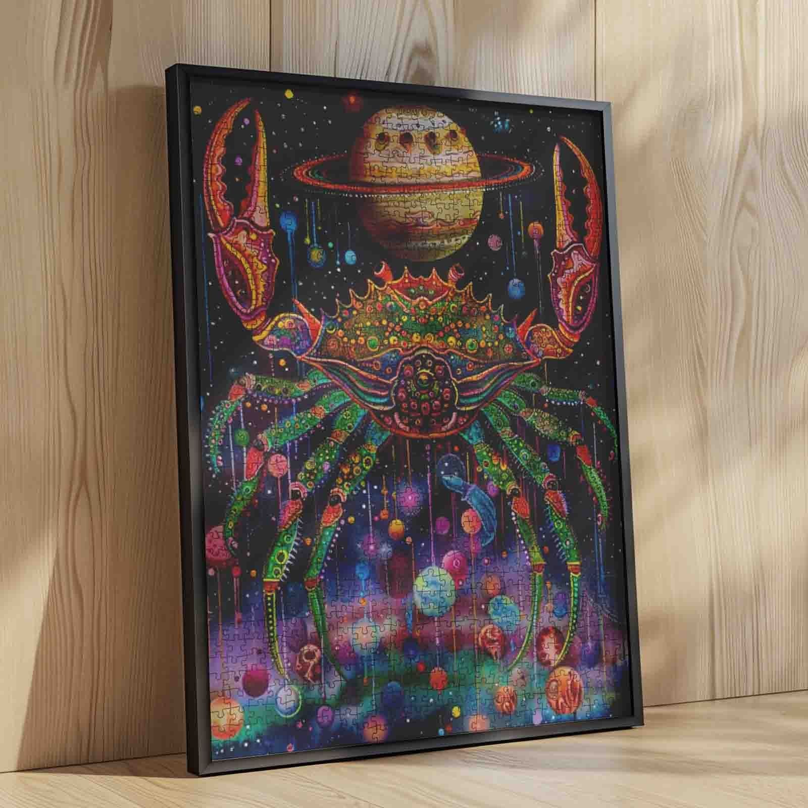 tucocoo-cosmic-crab-puzzle-1000-teile-krabbe-im-weltraum image 4