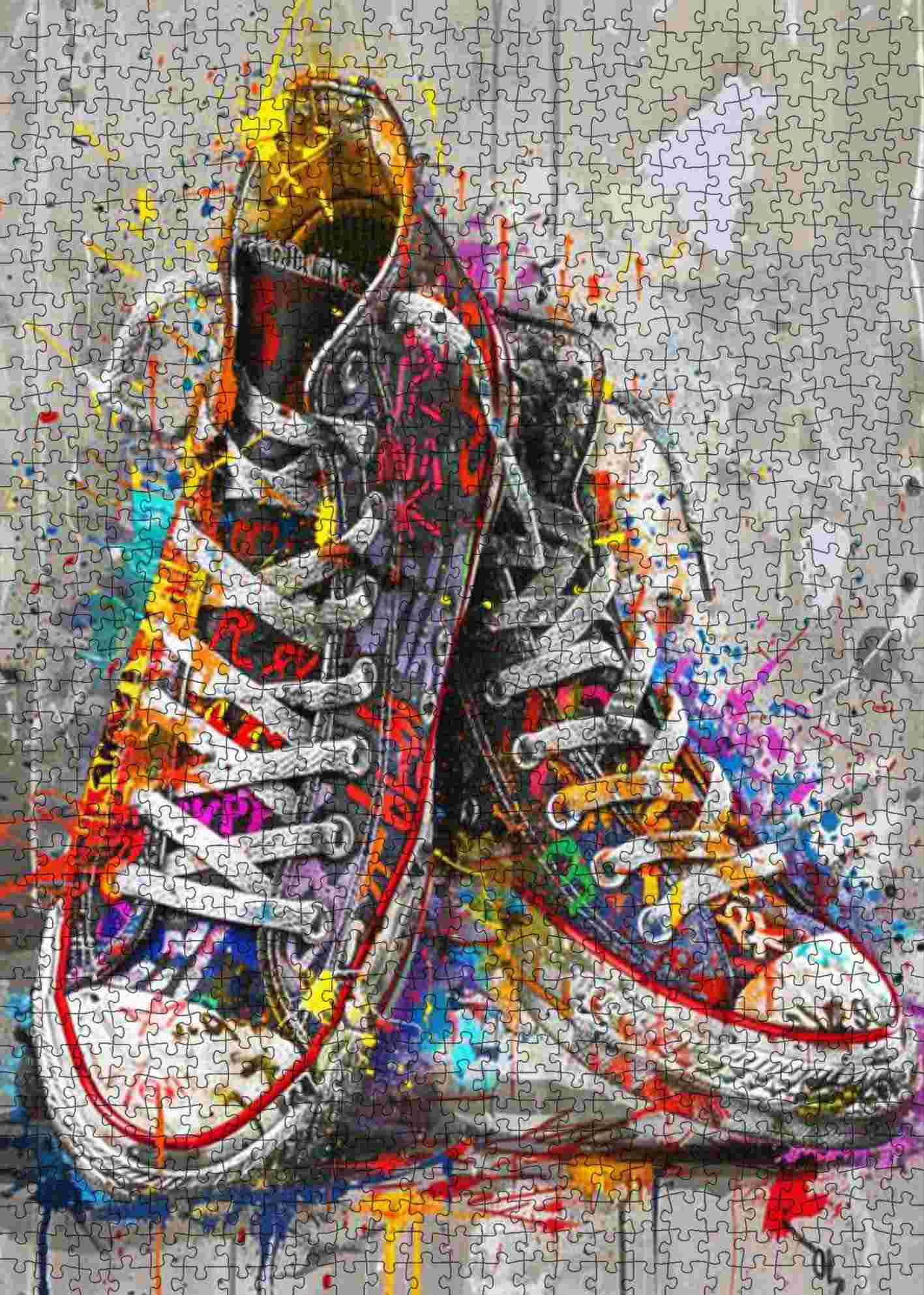 tucocoo-graffiti-sneakers-puzzle-1000-teile-streetart image 2