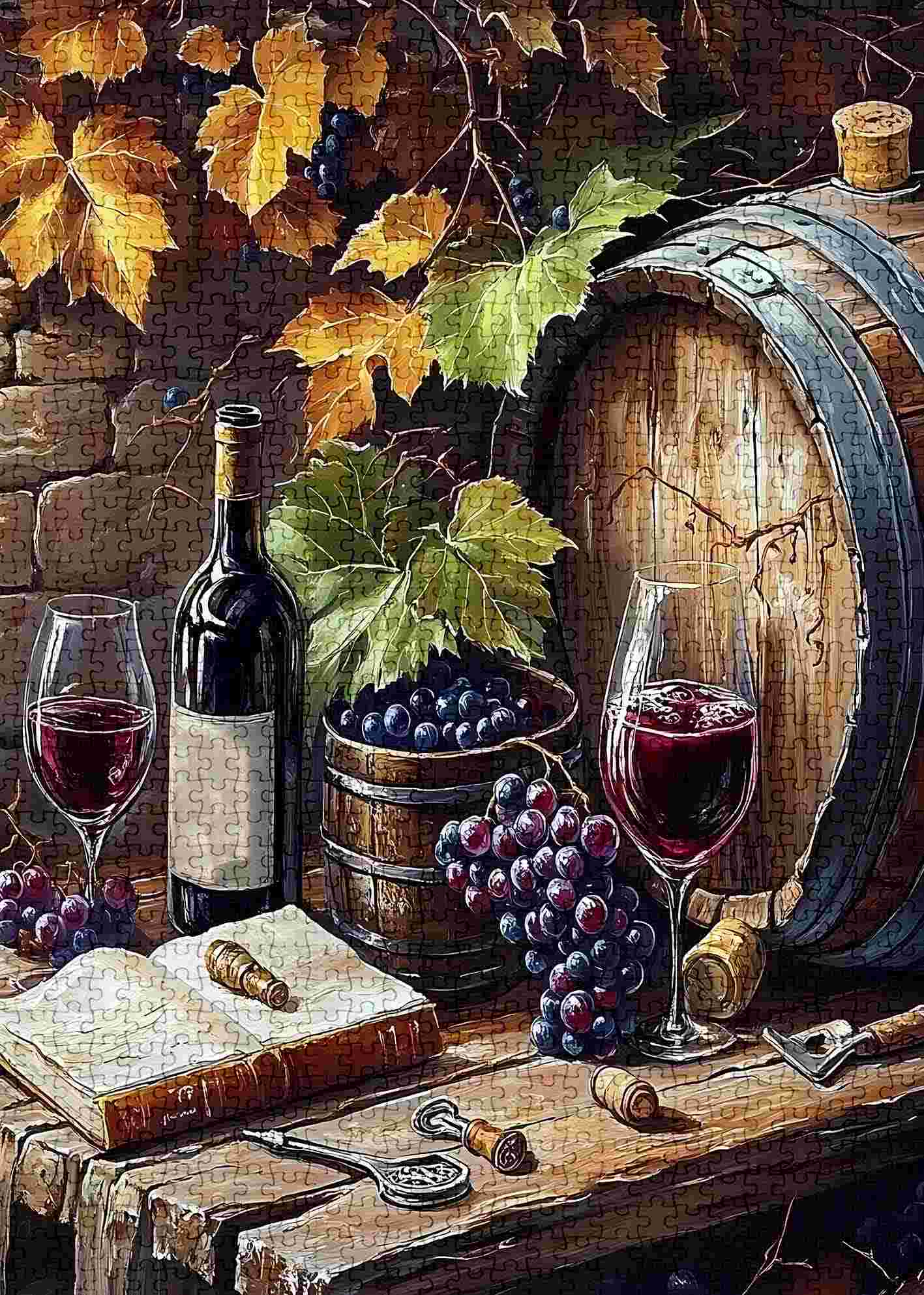 tucocoo-vineyard-harvest-puzzle-1000-teile-wein image 2