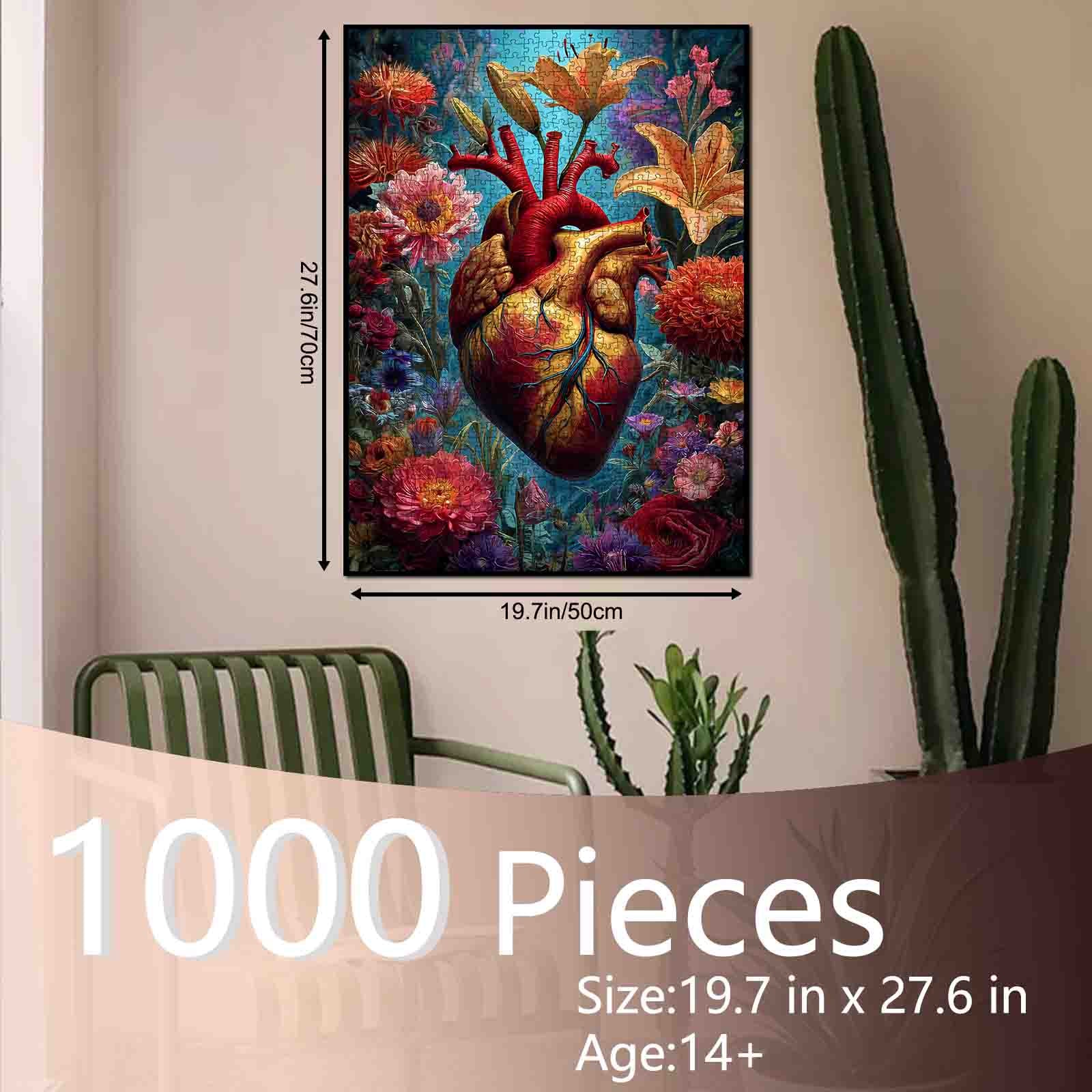tucocoo-heart-of-nature-puzzle-1000-teile-herz-blumen image 5
