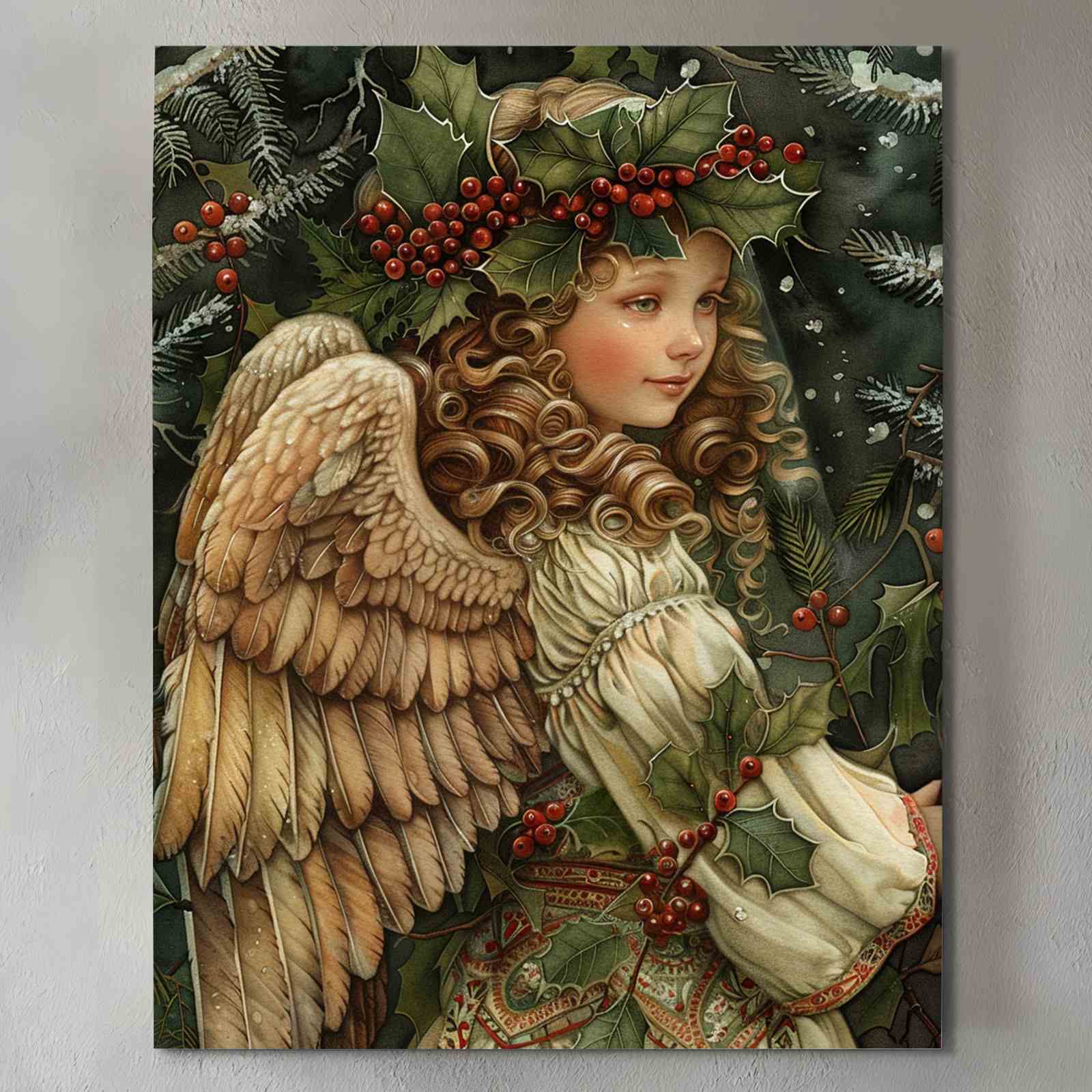tucocoo-engel-weihnachten-leinwandbild-40x50cm-weihnachtsengel image 2