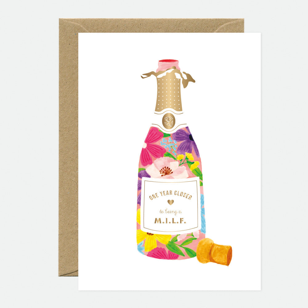 all-the-ways-to-say-milf-bottle-geburtstagskarte-a6-goldfolie-2 image 1