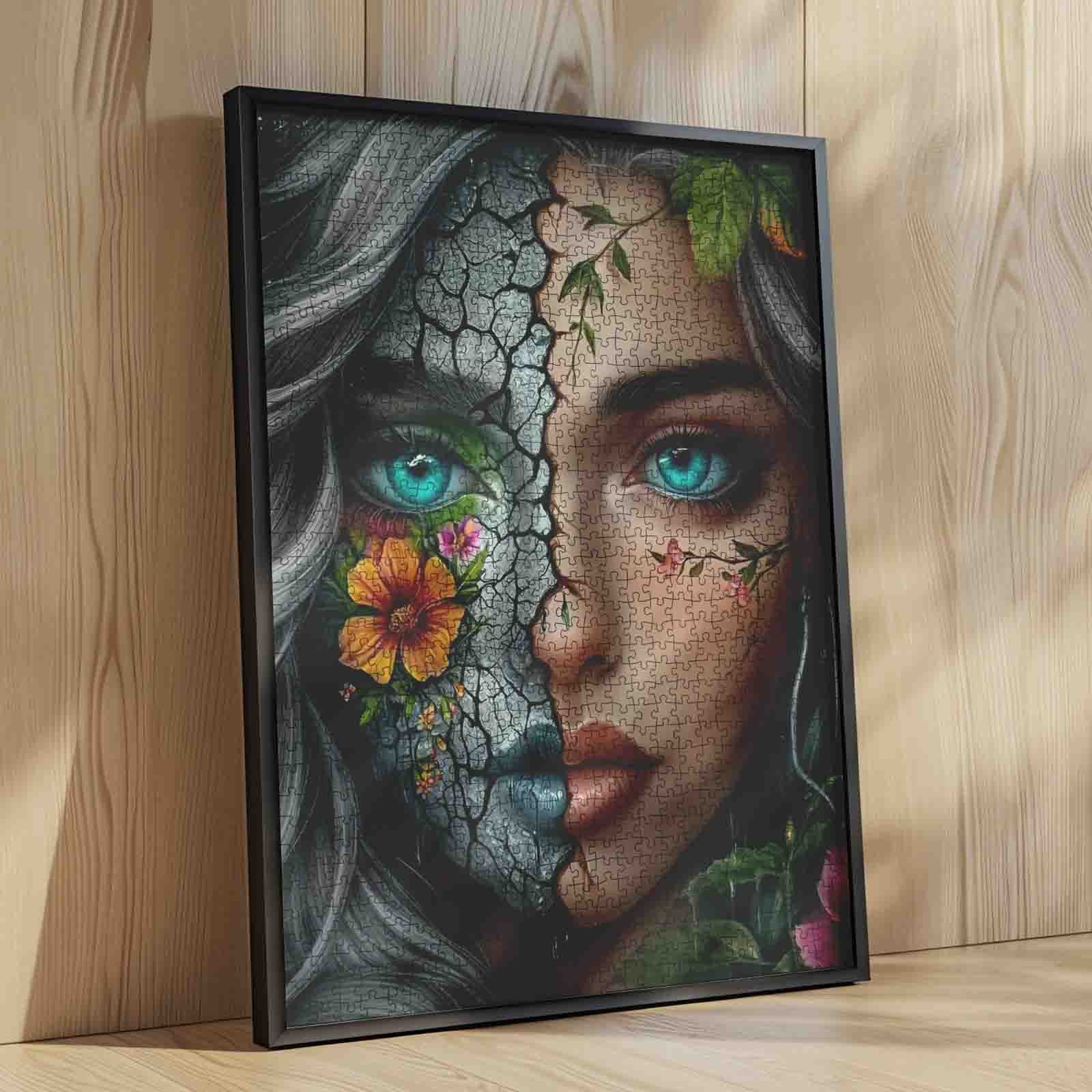 tucocoo-broken-beauty-fantasy-woman-puzzle-1000-teile image 4