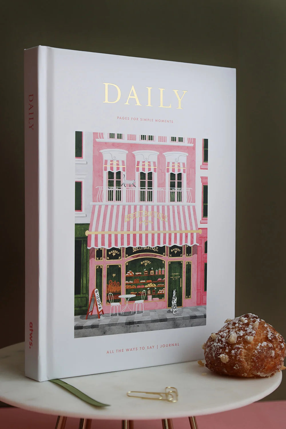 all-the-ways-to-say-daily-bakery-notizbuch-a5-liniert-goldfolie image 5