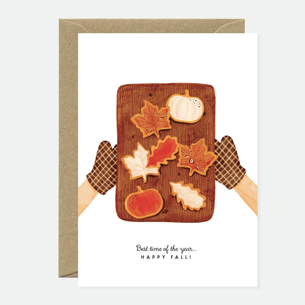 all-the-ways-to-say-happy-fall-cookies-gru-karte-a6-herbst image 1