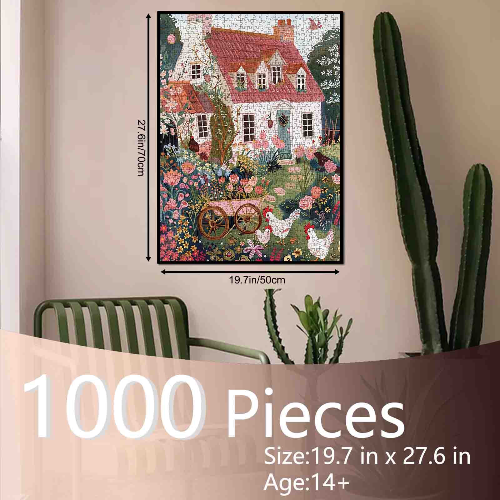 tucocoo-cottage-garden-puzzle-1000-teile-landhaus-garten image 5