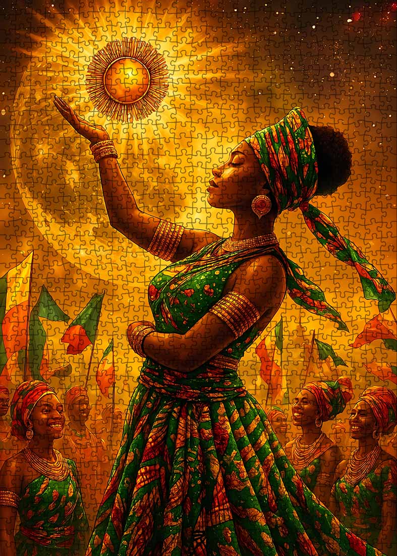 tucocoo-jigsaw-puzzles-golden-celebration-puzzle-1000-teile-portrait image 2