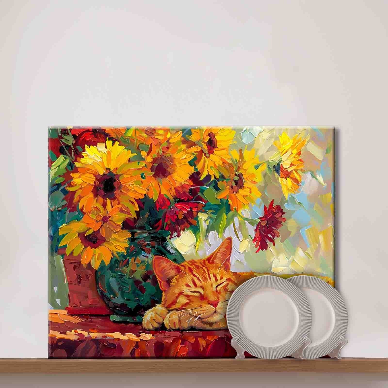 tucocoo-sleeping-ginger-cat-malen-nach-zahlen-katze image 3