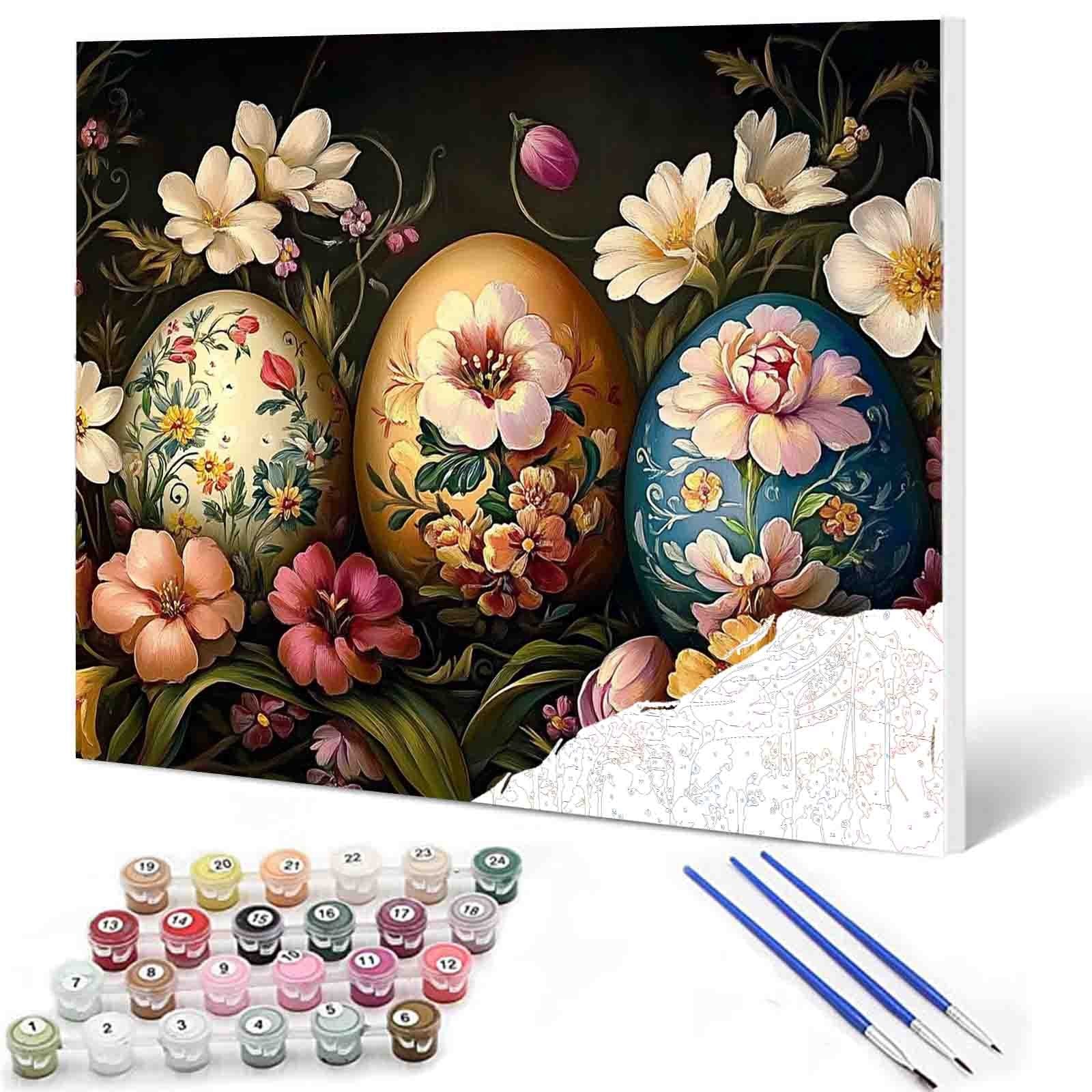 tucocoo-floral-easter-eggs-stillleben-malen-nach-zahlen-ostern image 1